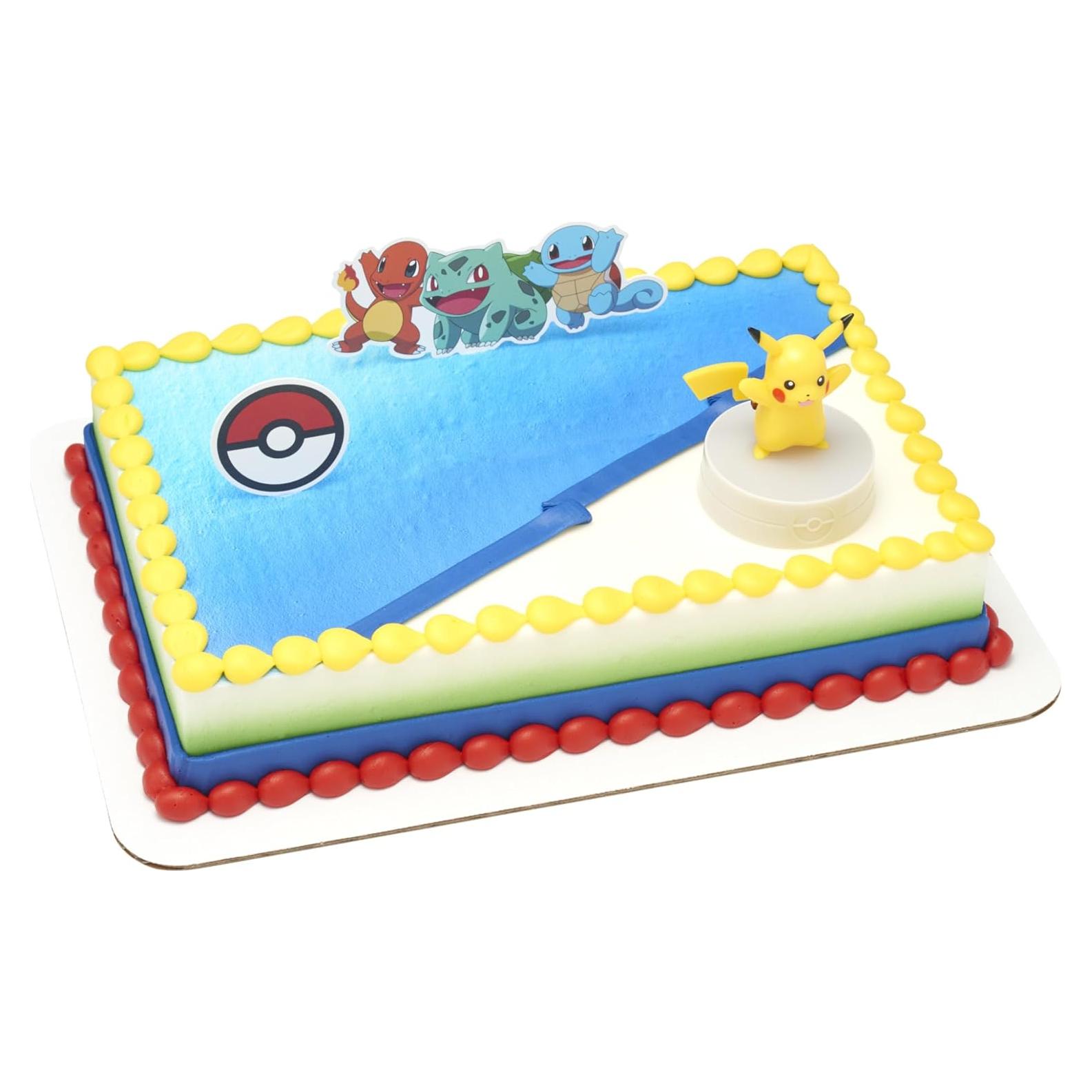 Topper de Pastel Pikachu Iluminado DecoSet® - 3 Piezas