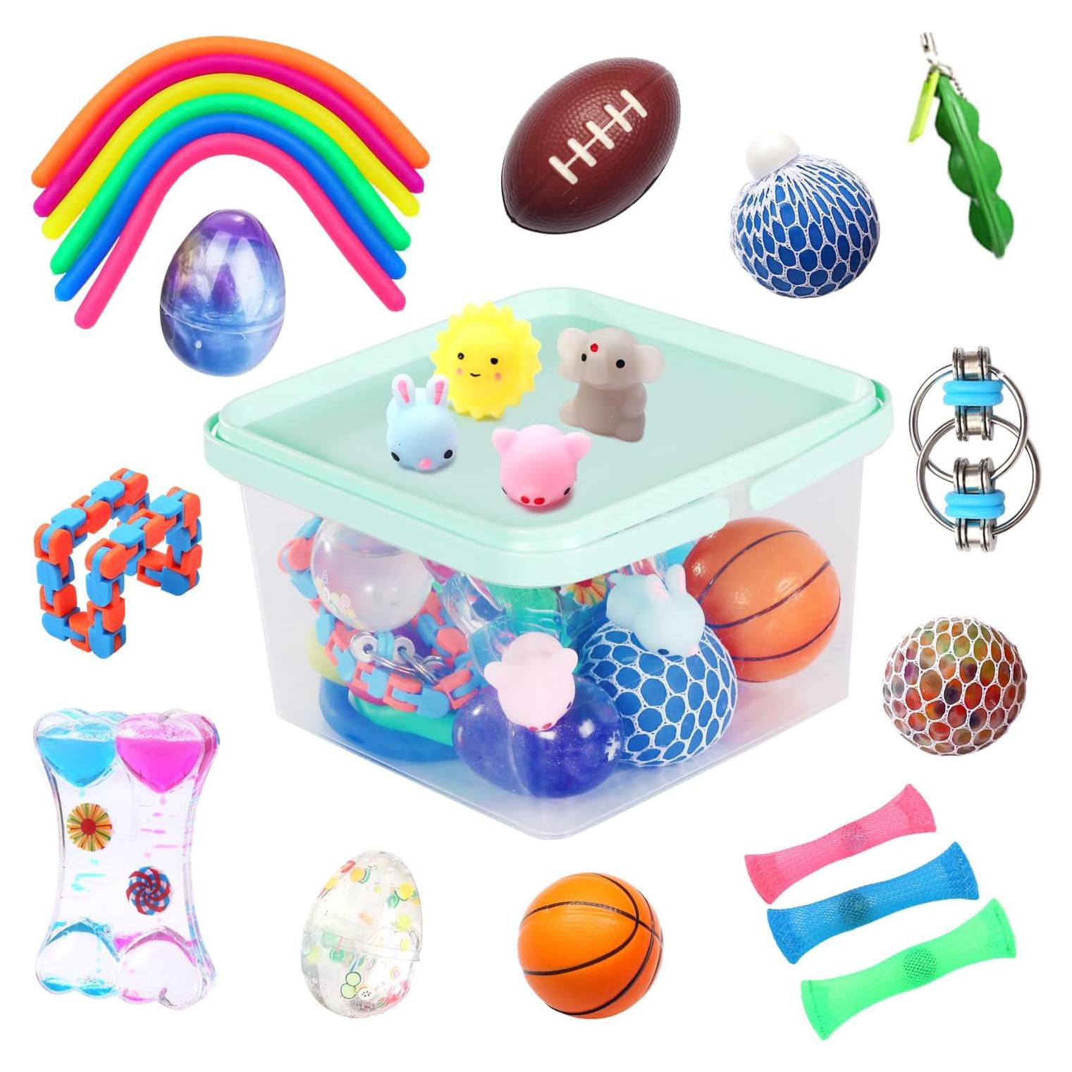 Paquete de 24 Juguetes Antiestrés KINGYAO para Adultos