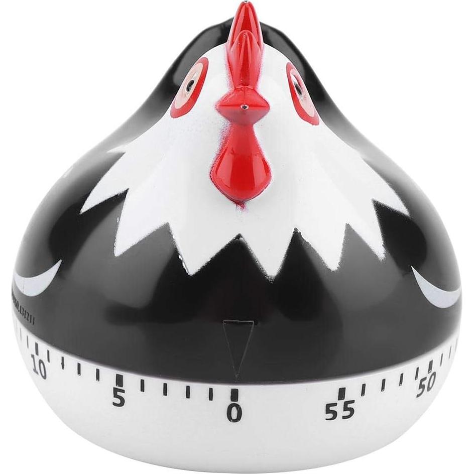 Temporizador de Cocina Mecánico Hongzer Patrón Pollo Negro
