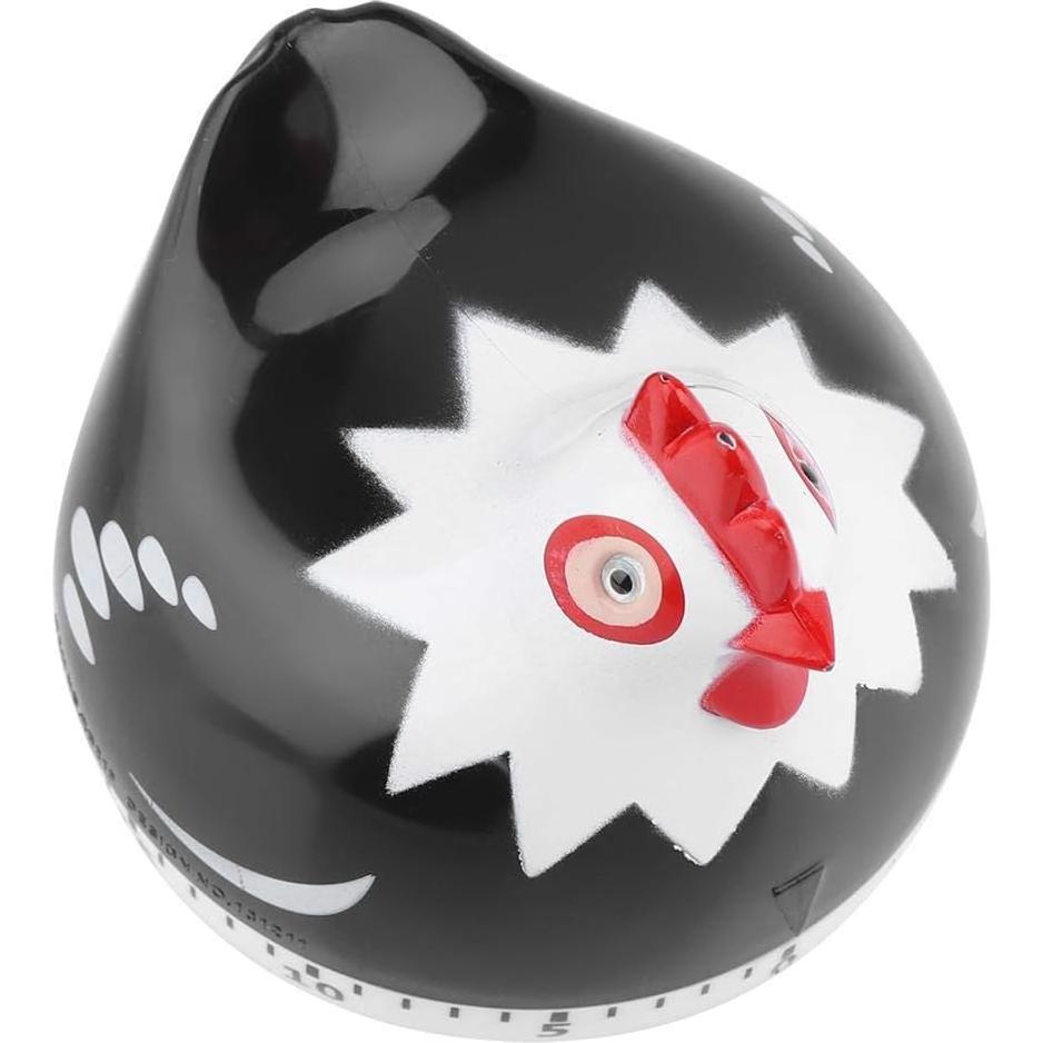 Temporizador de Cocina Mecánico Hongzer Patrón Pollo Negro