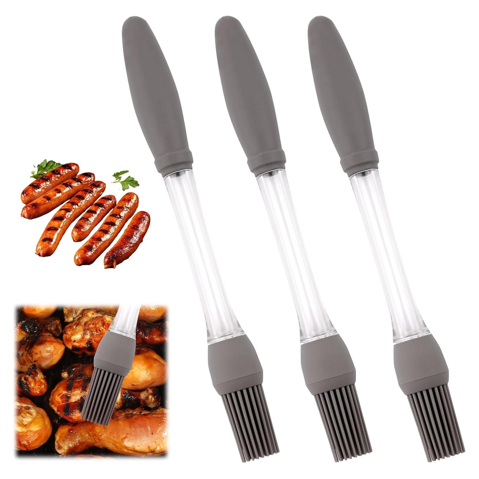 Set de 3 Brochas de Silicona para Aceite BOXOB 23x2.5cm