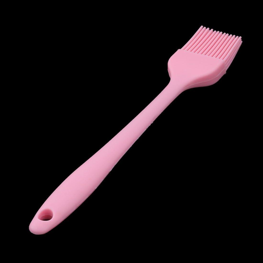 Pincel de Pastelería Silicona uxcell Rosa 21x3.5cm