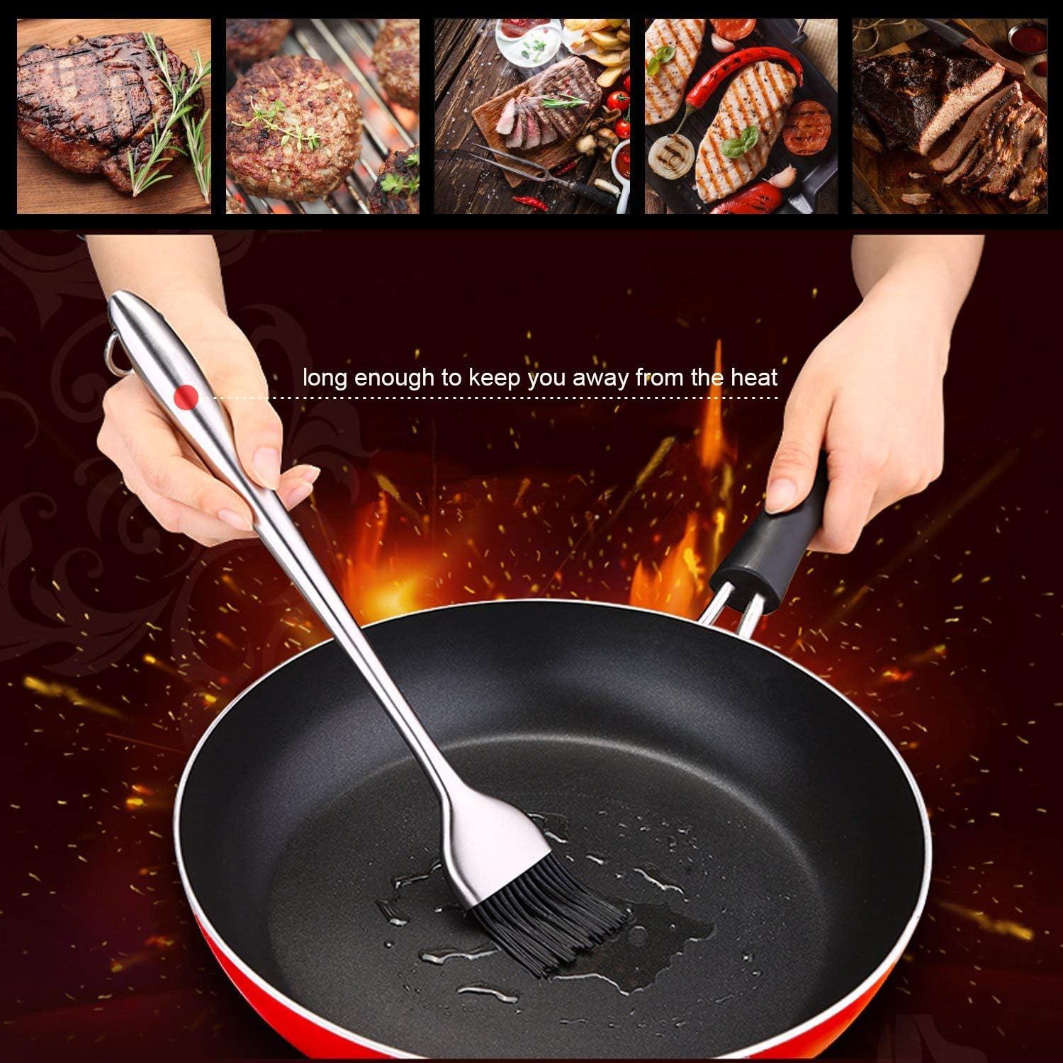 Set de Baster de Pavo KAYCROWN Acero Inoxidable con Brocha