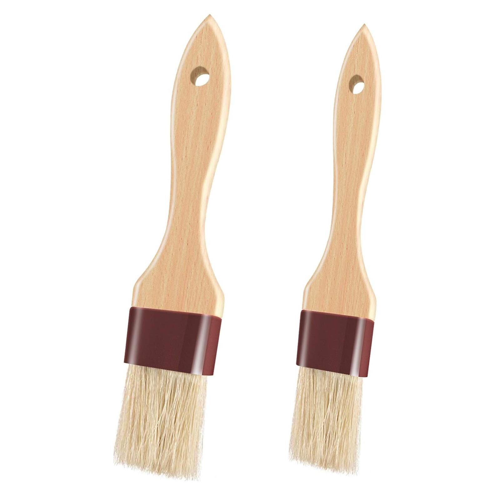 Brochas de Pastelería FurRain - 4 Piezas de Madera de Haya