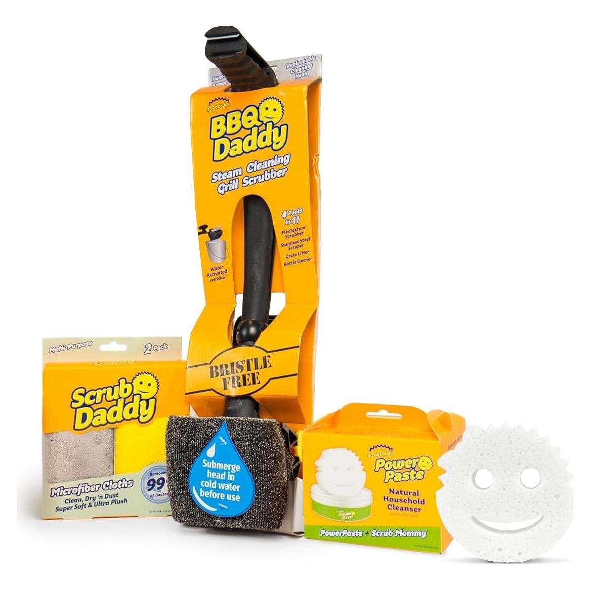 Paquete de Limpieza Scrub Daddy - 4 Piezas para BBQ y Hogar