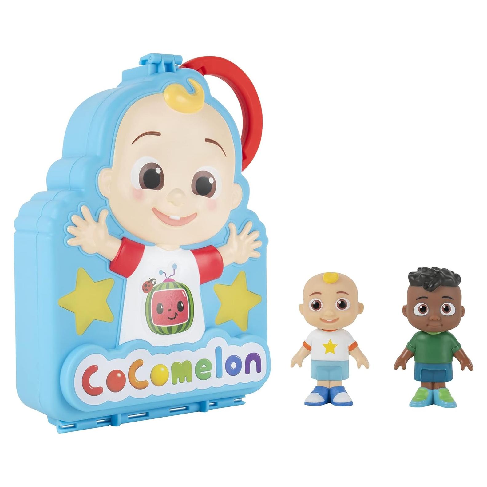 Estuche de Figuras Portátil CoComelon con JJ y Cody - Juguetes para Niños