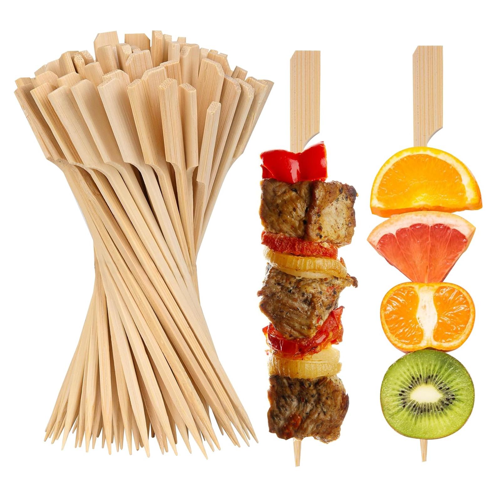 Pinchos de Bambú GuGen 11.94 cm 400 PCS para Aperitivos