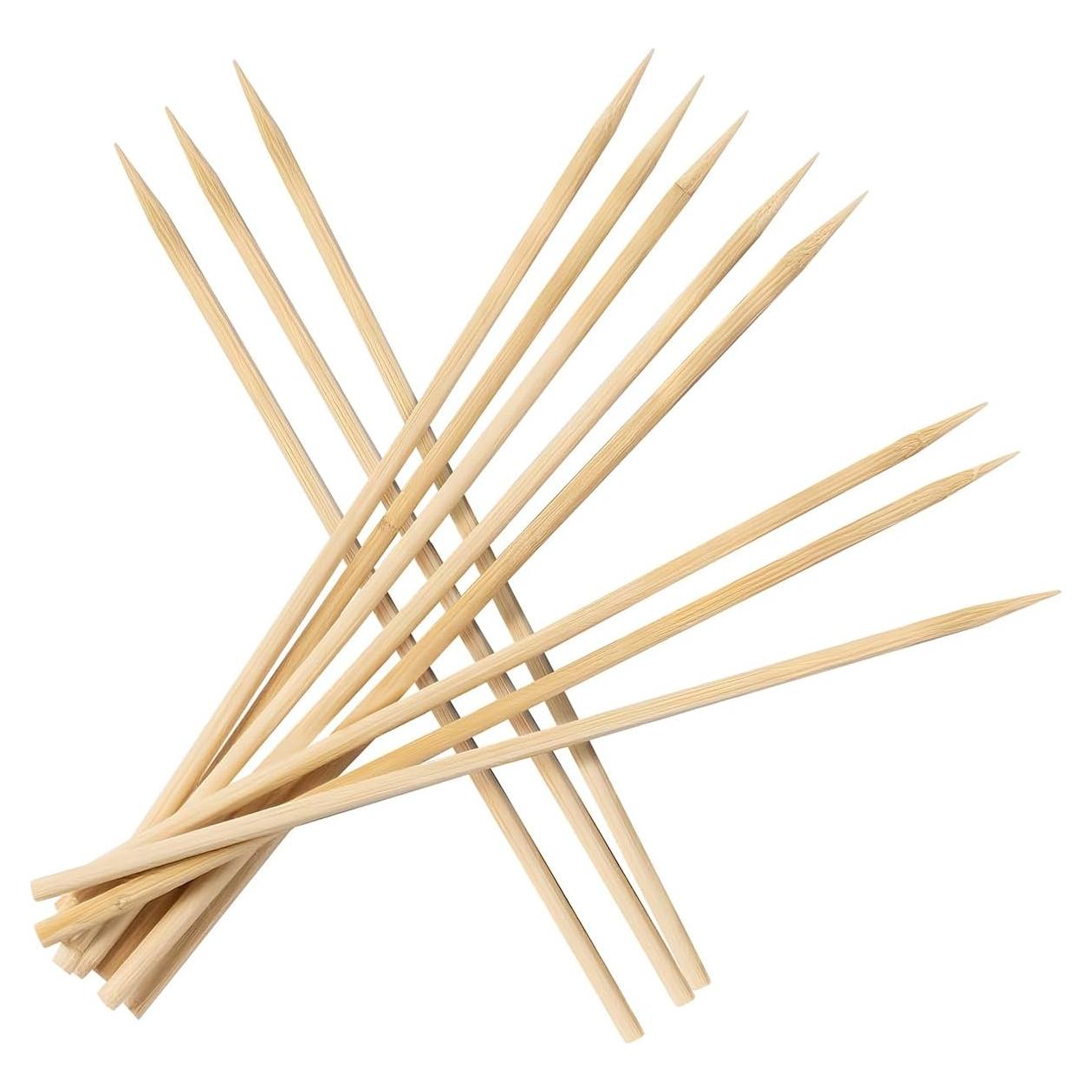 Palitos de Bambú Naturales DaTpuik 6 Pulgadas 100 Pcs