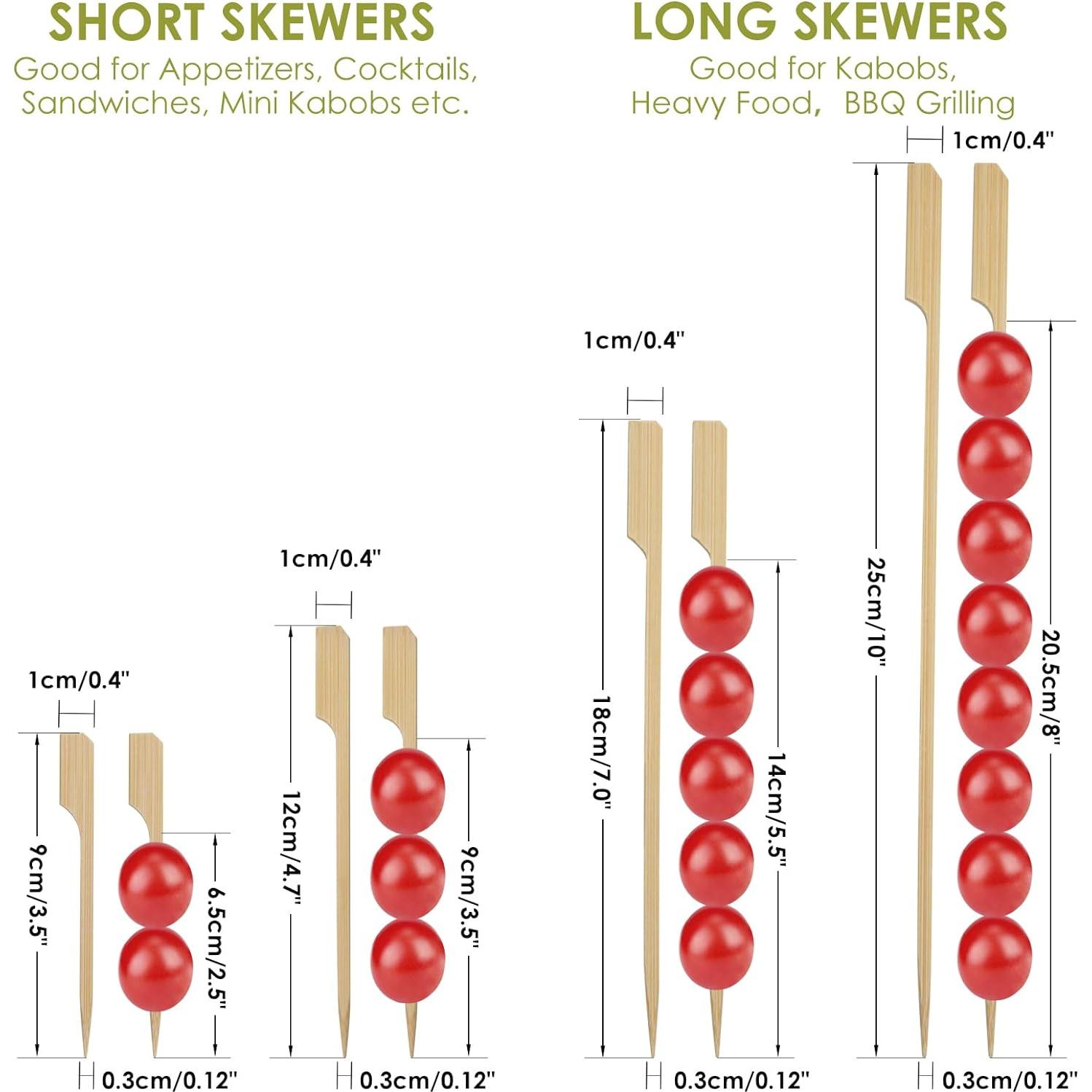Palitos de Bambú Minisland 12 cm - 100 Unidades Ecológicos