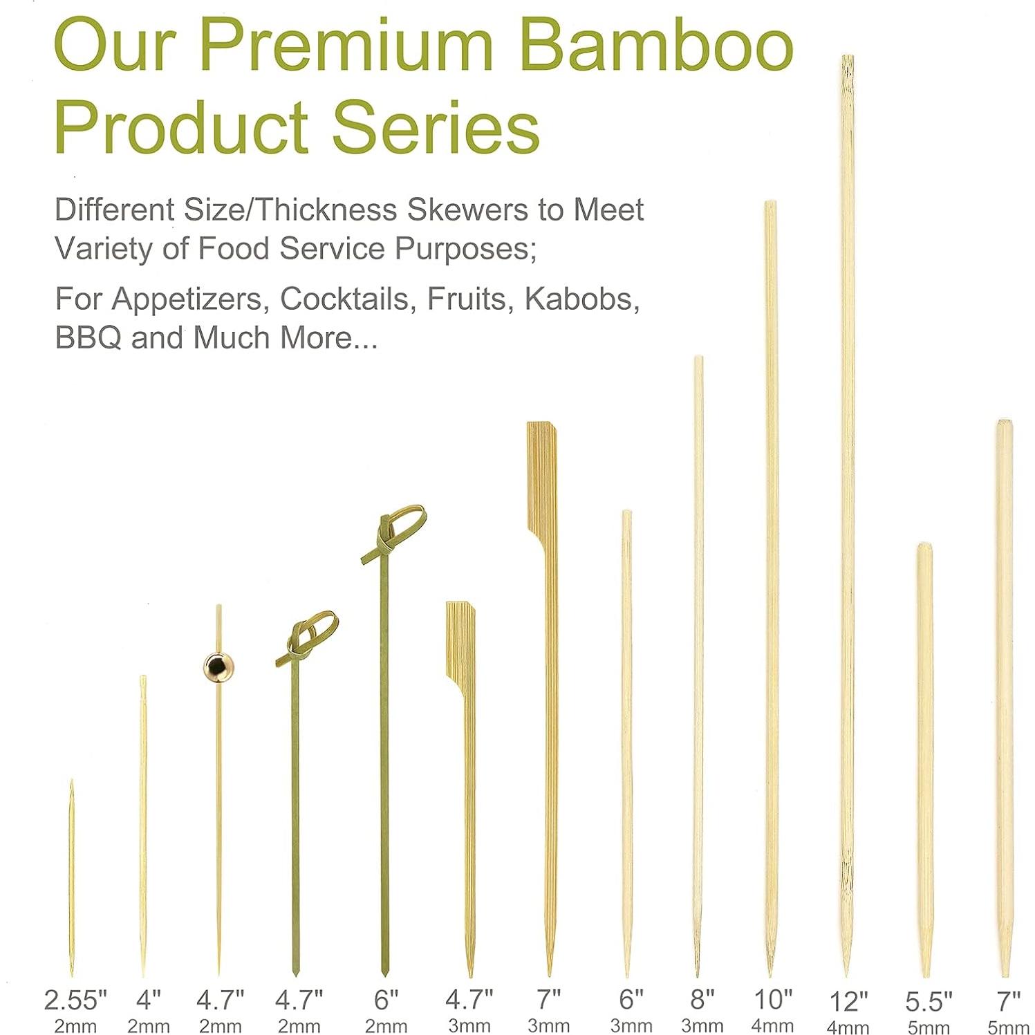 Palitos de Bambú Minisland 12 cm - 100 Unidades Ecológicos
