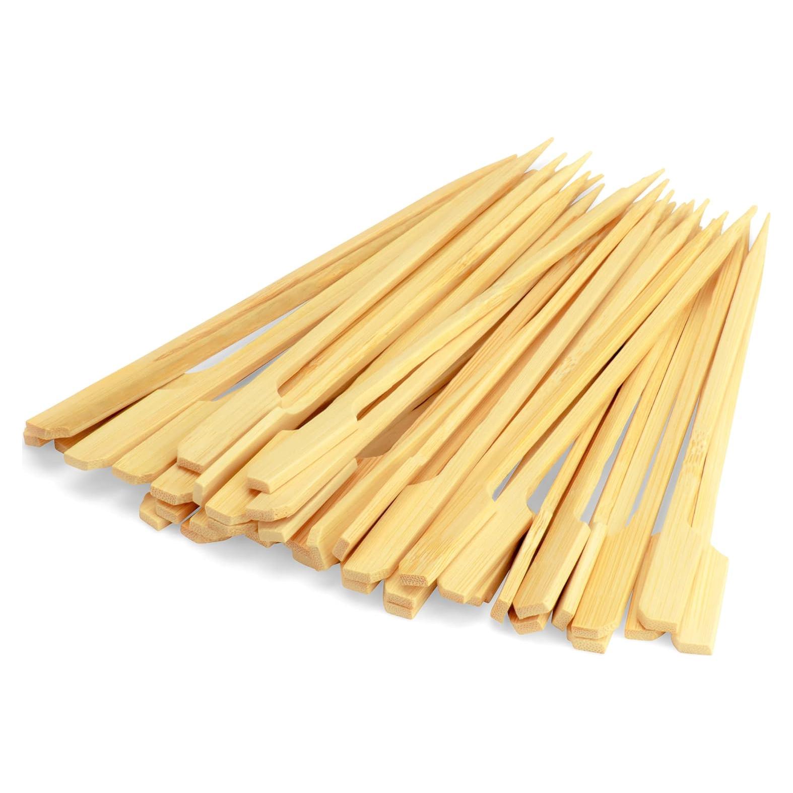 Pinchos de Bambú Natural DecorRack 15 cm - 100 Unidades