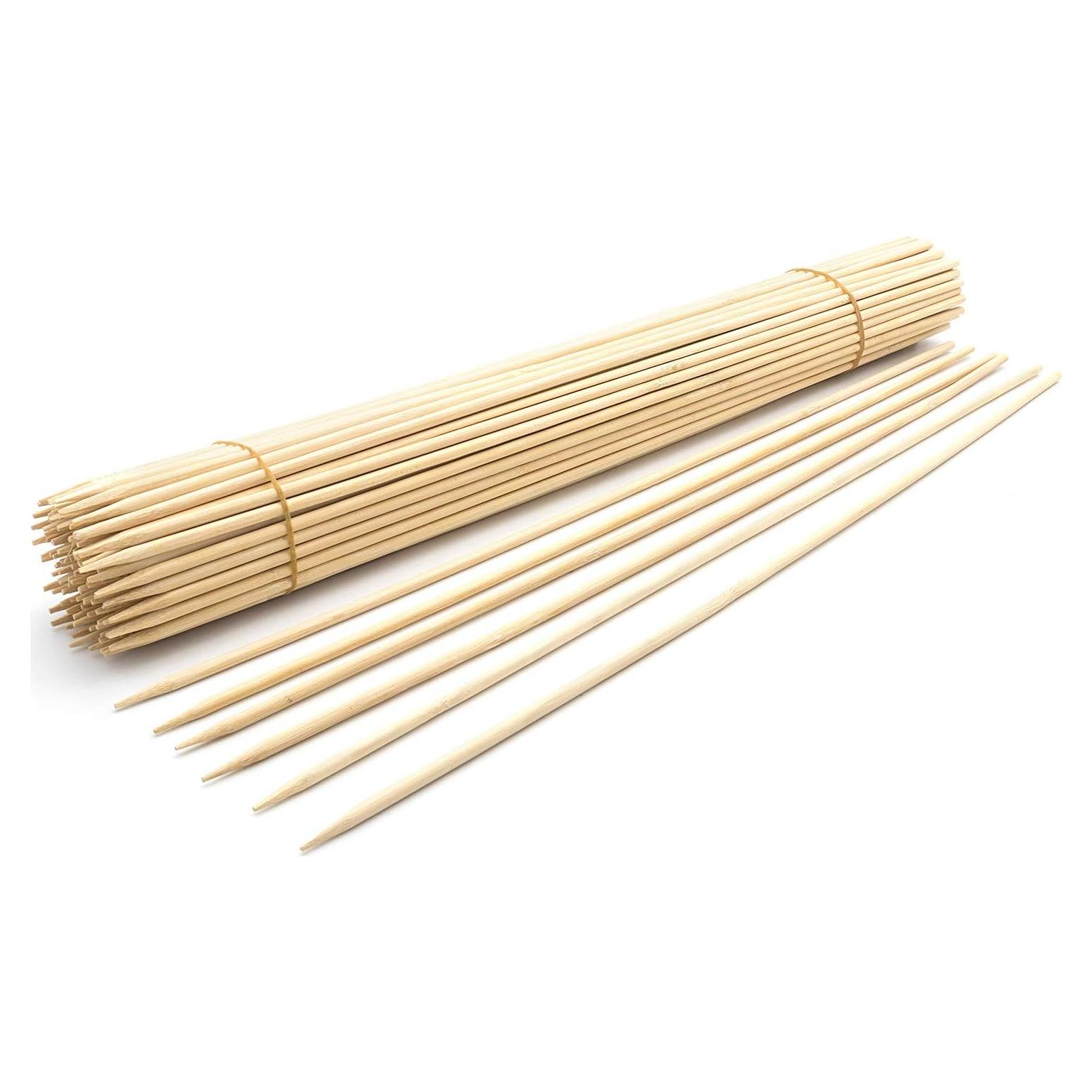 Estacas de Madera Natural Royal Imports 60.96 cm 100 Pcs