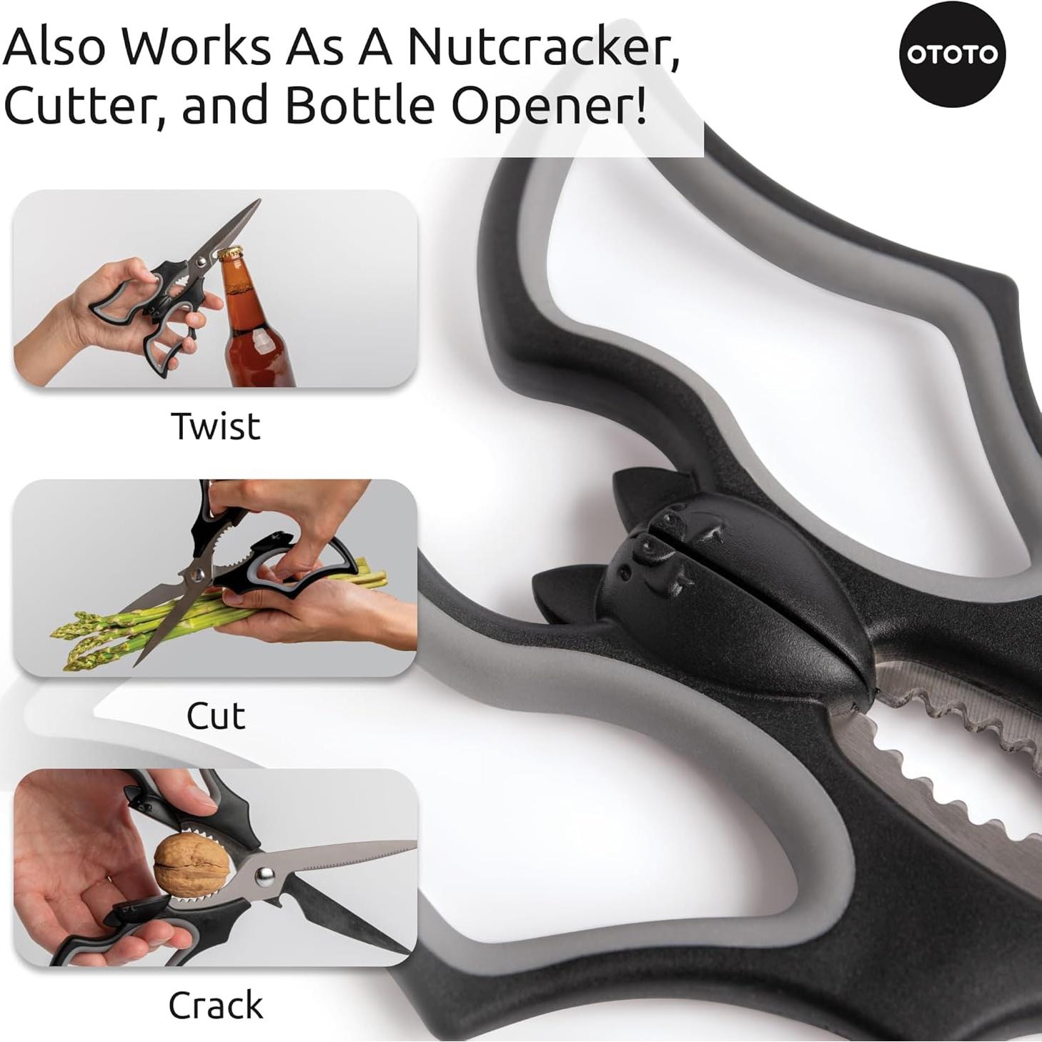 Tijeras de Cocina OTOTO Elizabat Murciélago - Acero Inoxidable