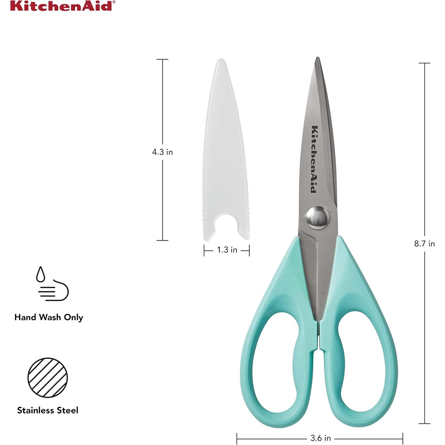Tijeras de cocina KitchenAid Aqua Sky 22.1 cm acero inoxidable