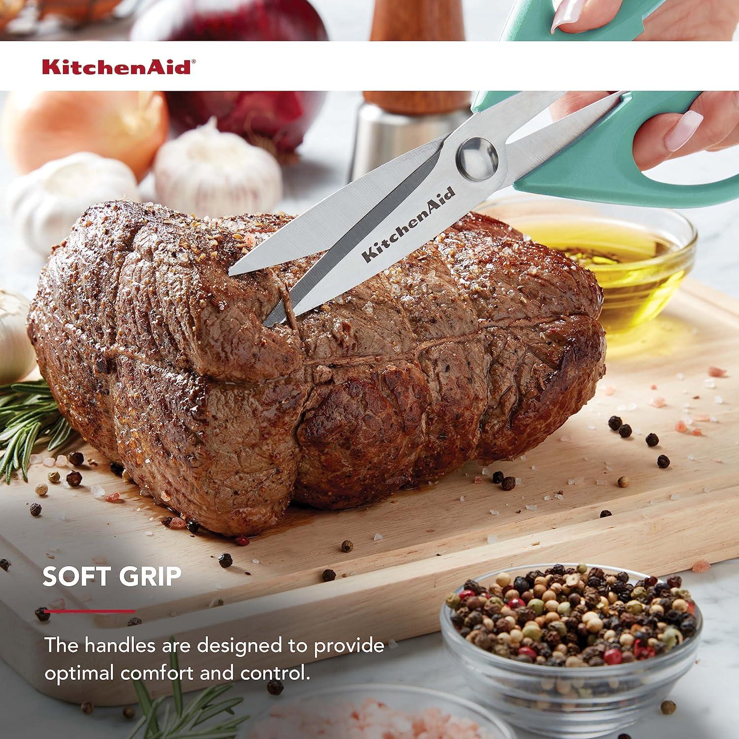 Tijeras de cocina KitchenAid Aqua Sky 22.1 cm acero inoxidable