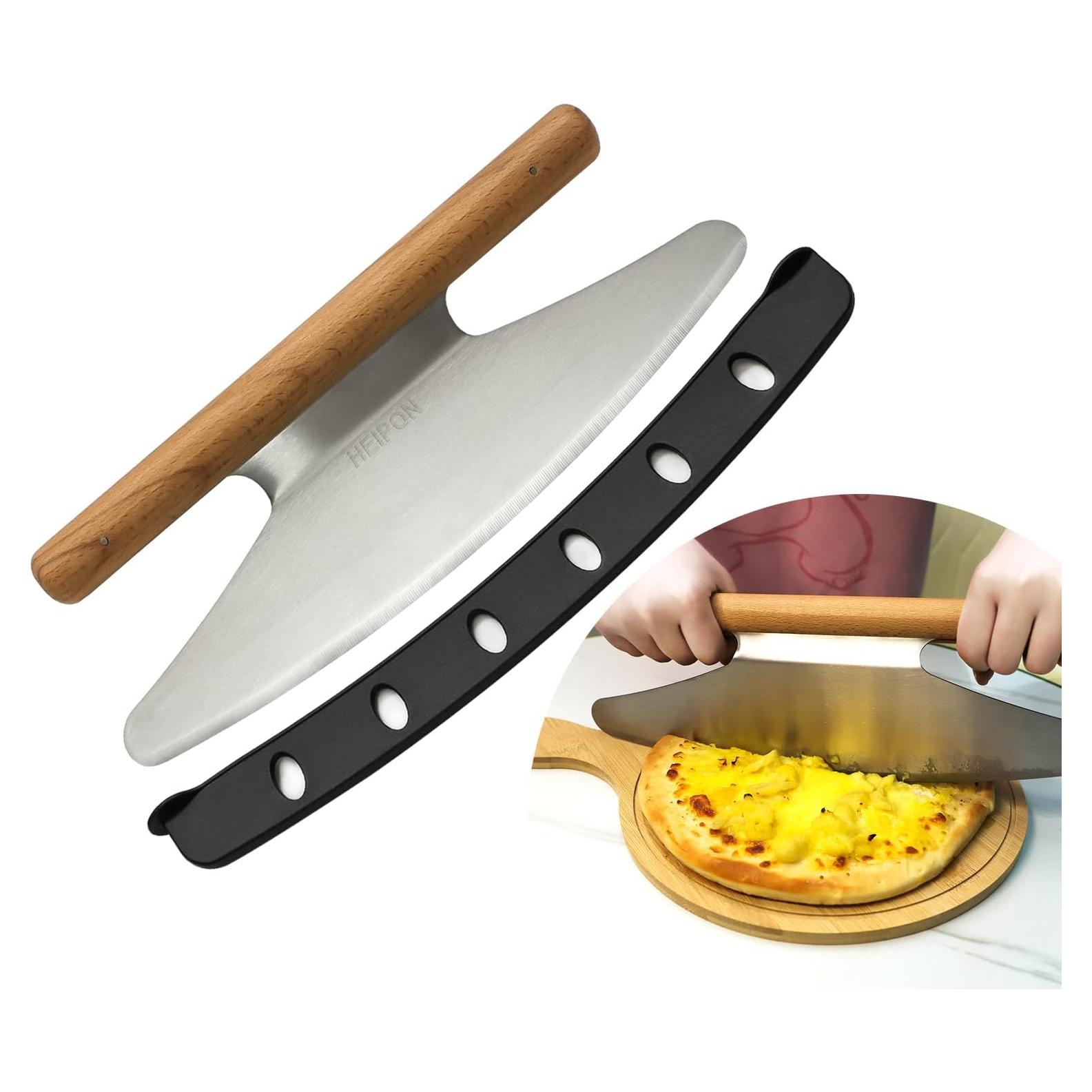 Cortador de Pizza Rocker HEIPON 35.1 cm Acero Inoxidable