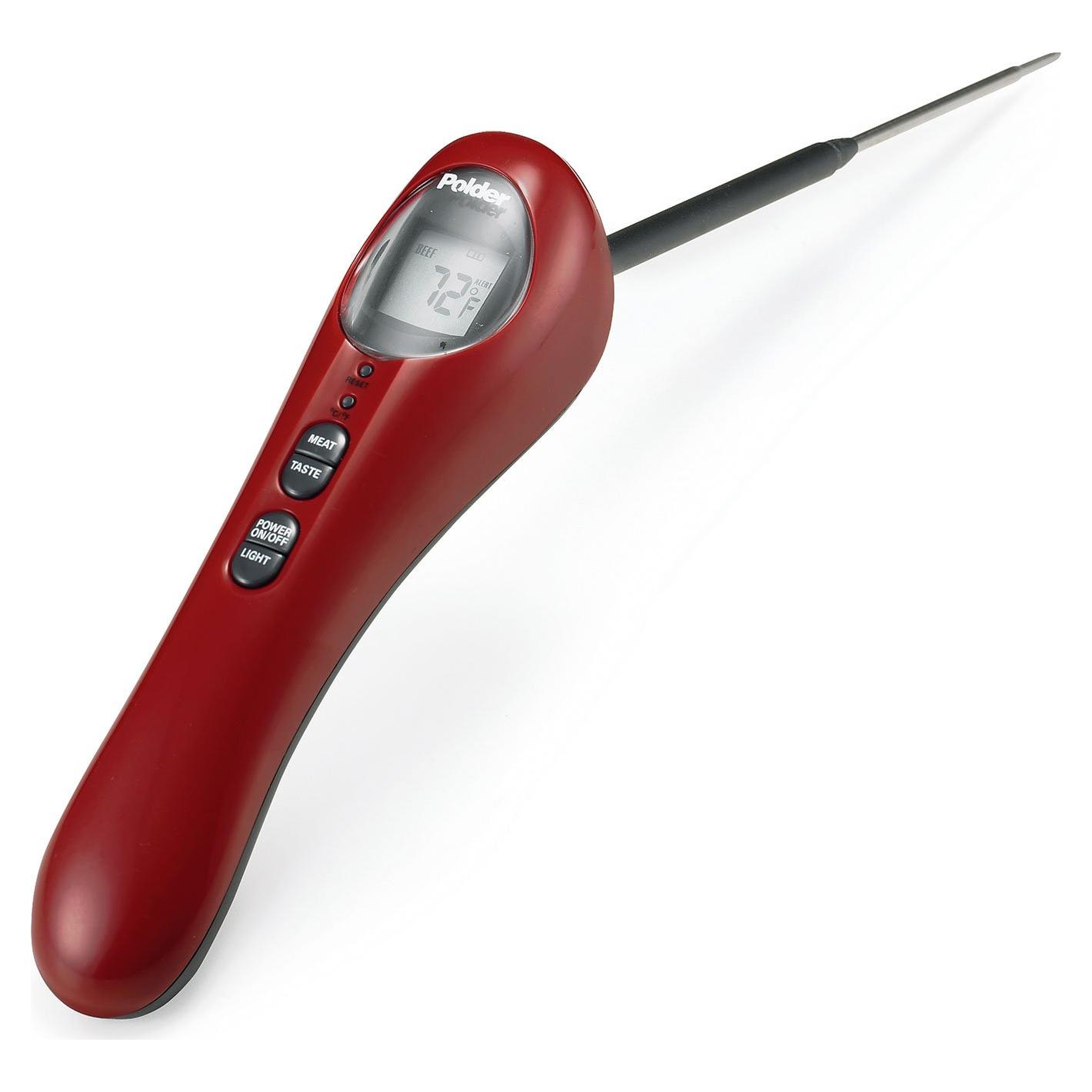 Termómetro de lectura instantánea Polder Safe Serve Rojo 25.4 cm