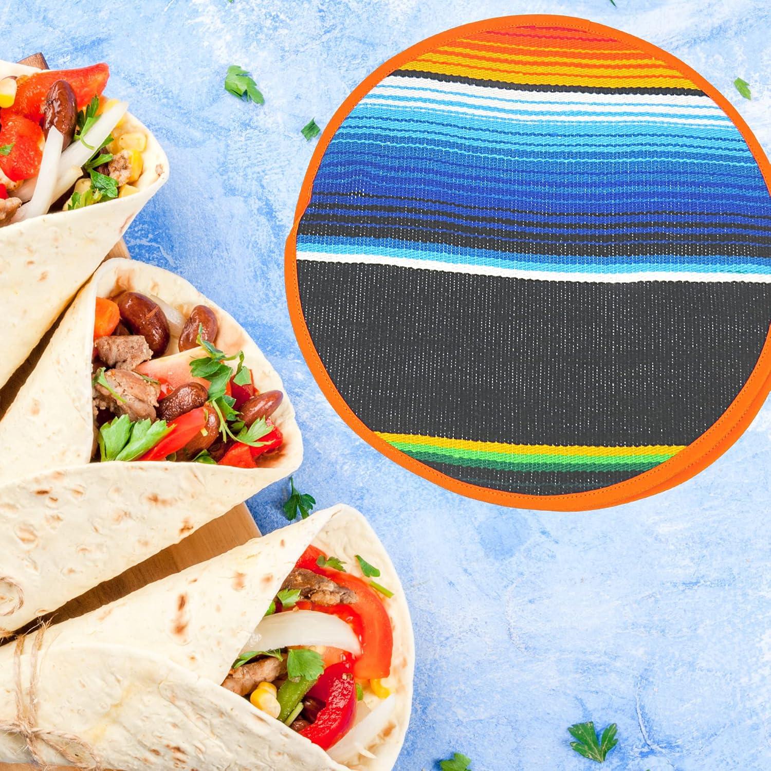 Calentador de Tortillas Needzo, Apto Microondas, Multicolor