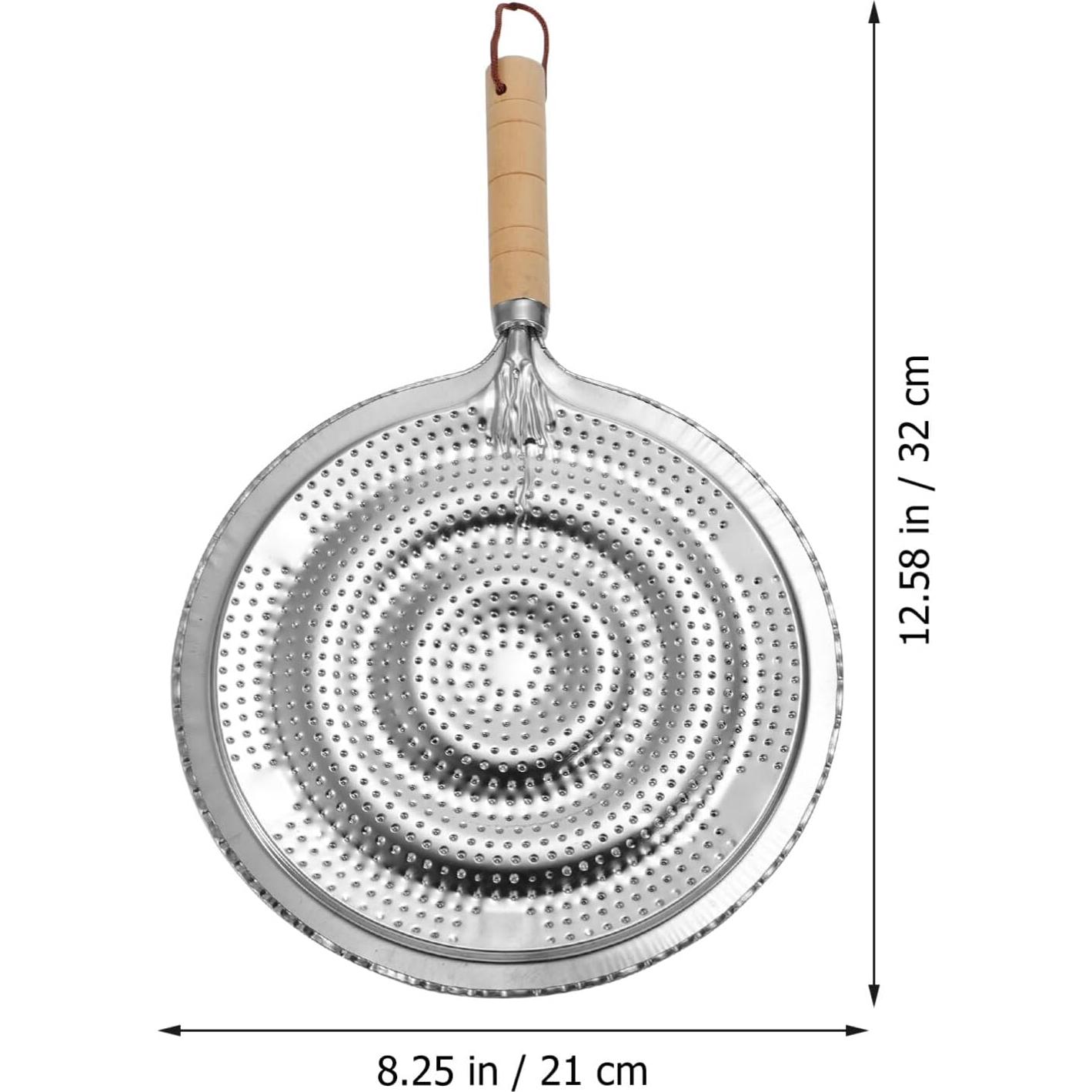 Calentador de Tortillas Luxshiny 2 Pcs con Mango de Madera