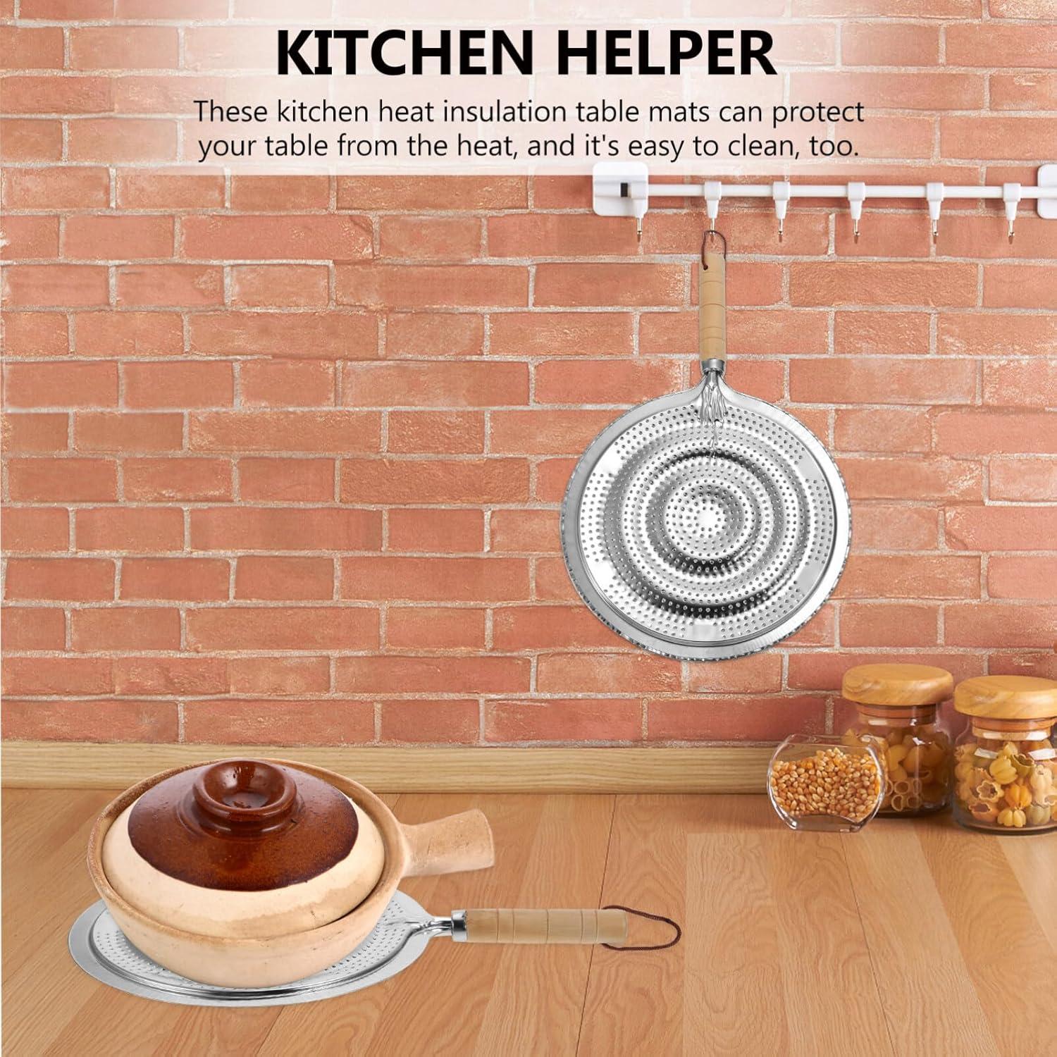 Calentador de Tortillas Luxshiny 2 Pcs con Mango de Madera