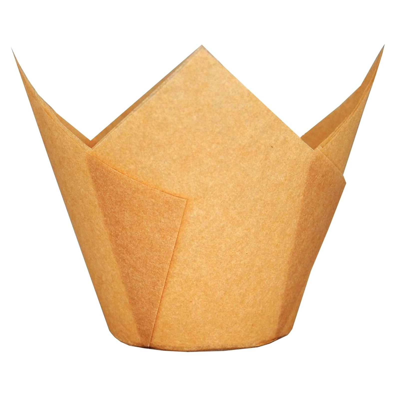 Tazas de papel para cupcakes Jumbo QLSmypkg 125 piezas