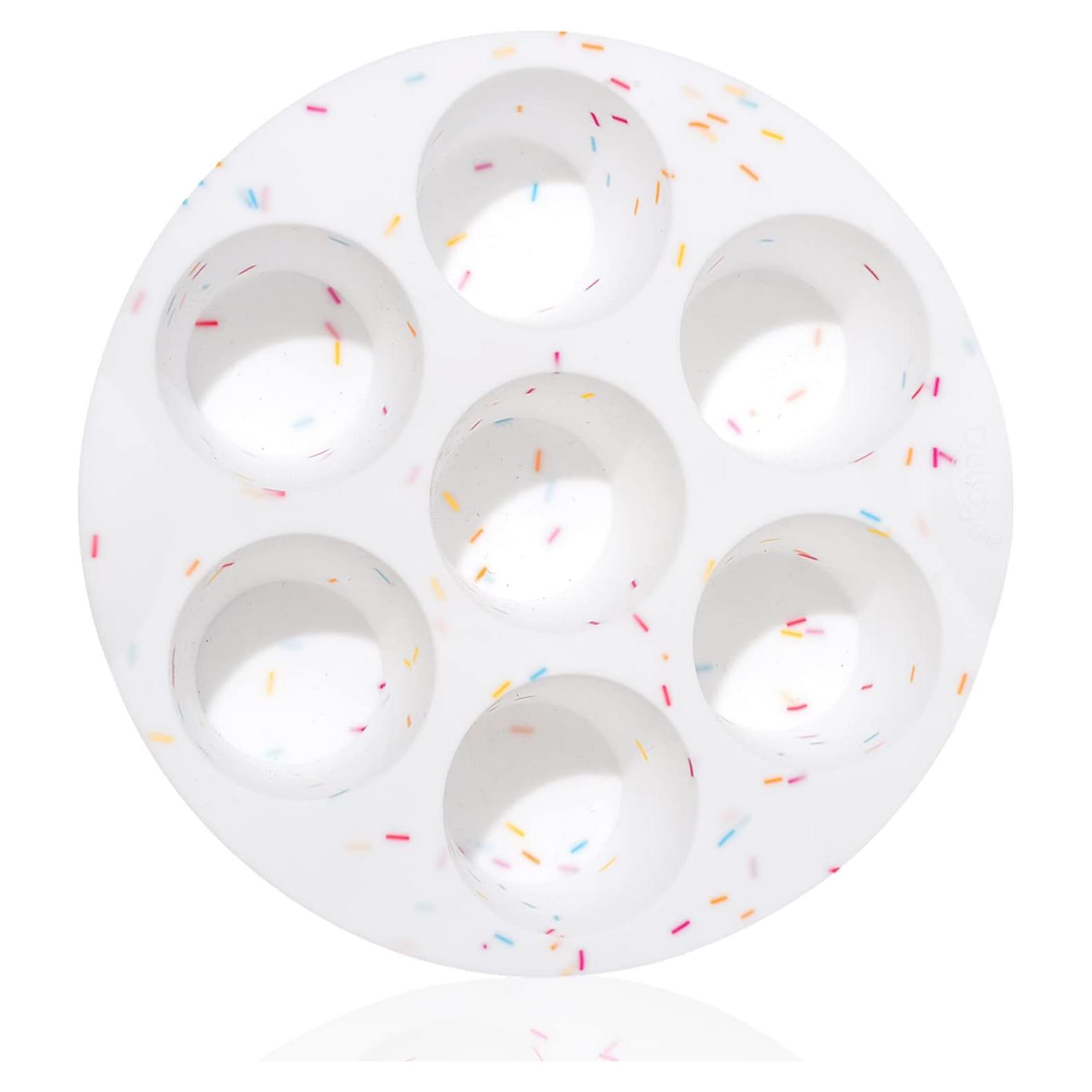 Molde de Silicona para Muffins SHEbaking 7 Tazas Multicolor