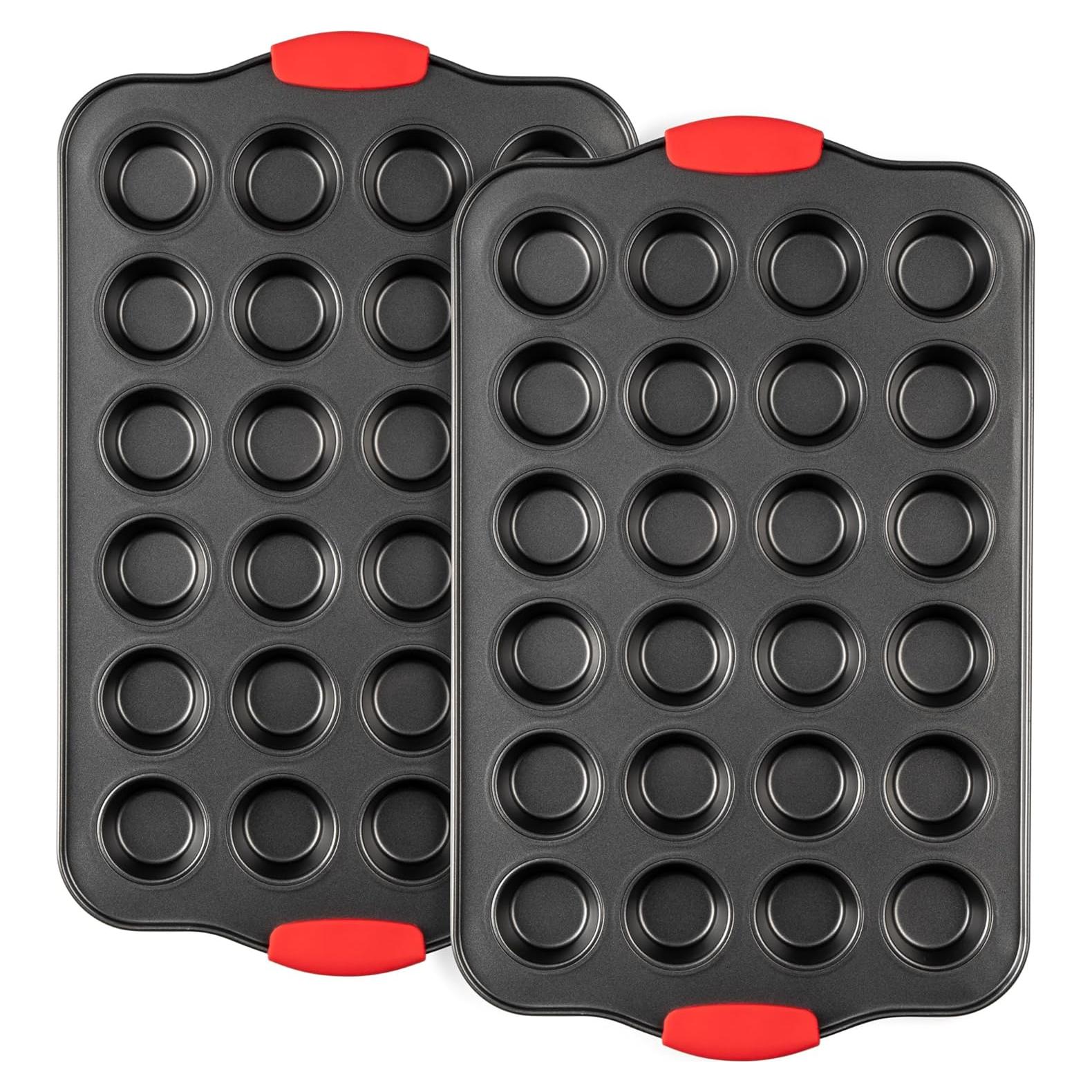 Molde para Mini Muffins Tiawudi 24 Cavidades Antiadherente