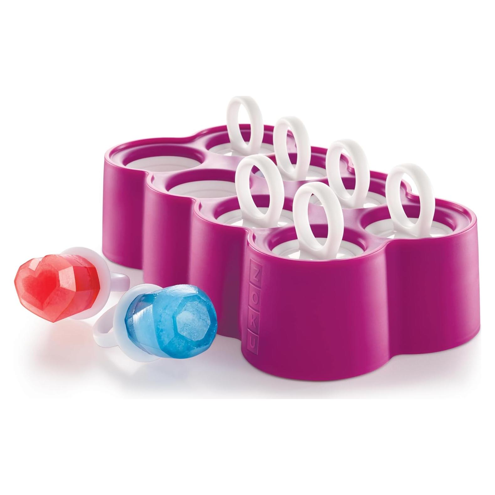 Moldes de Paletas ZOKU Ring - 8 Silicona para Paletas en Forma de Joyas