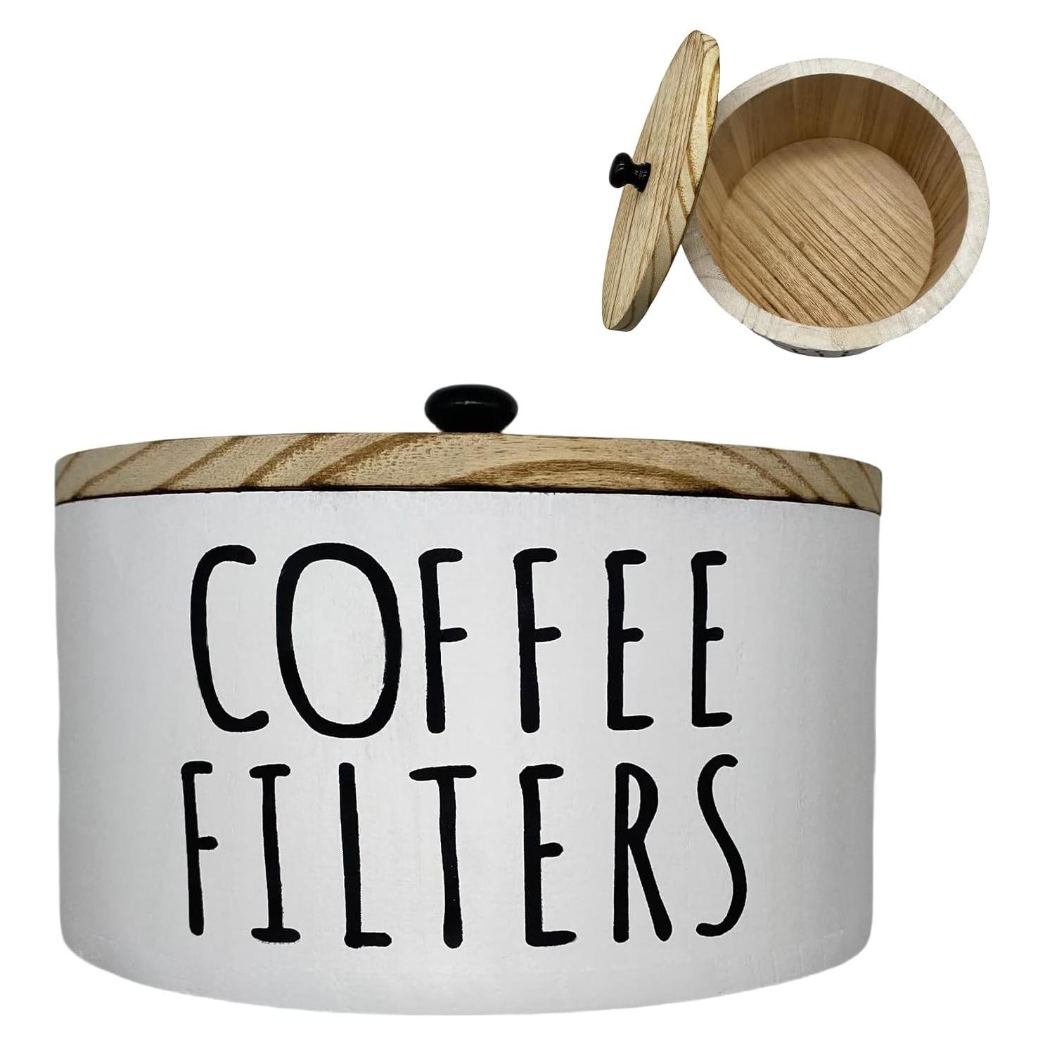 Soporte para Filtros de Café LONG TAO 15.5x15.5cm Madera