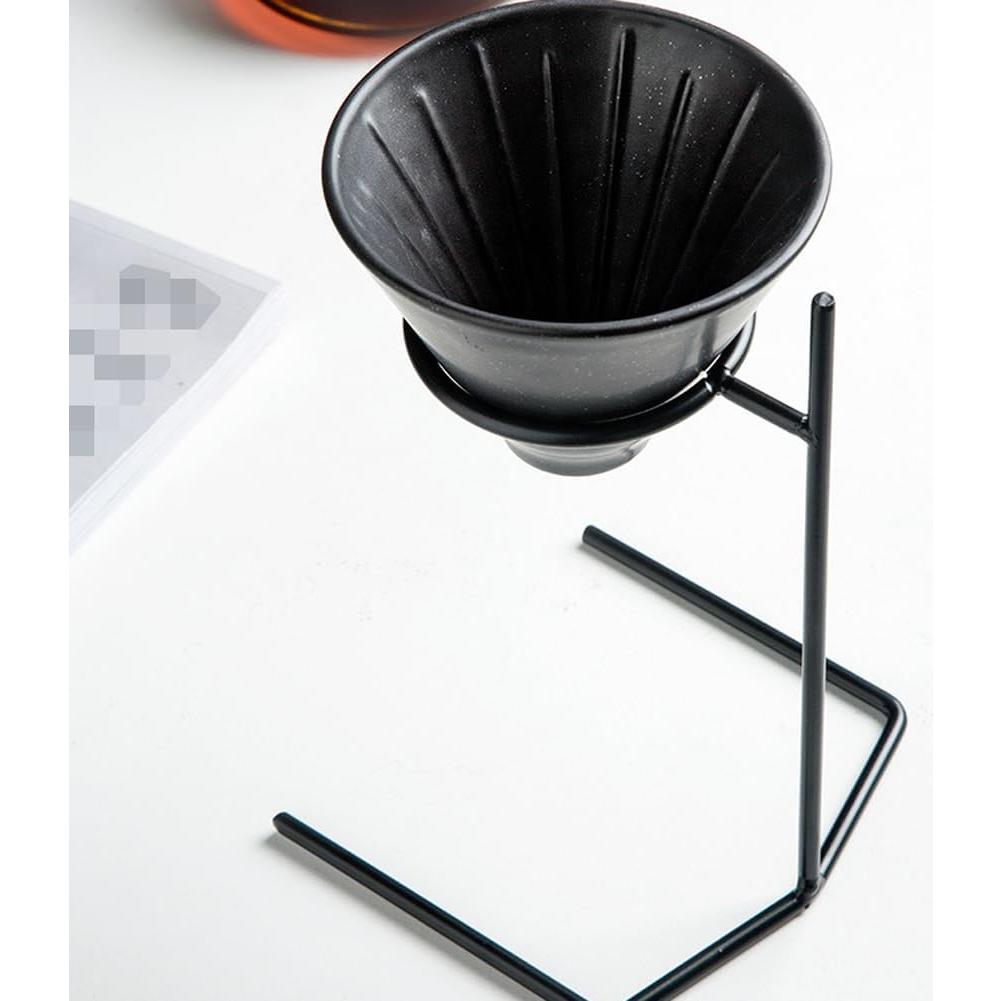 Soporte para Goteo de Café Metal Negro 14x11.5x21.3 cm