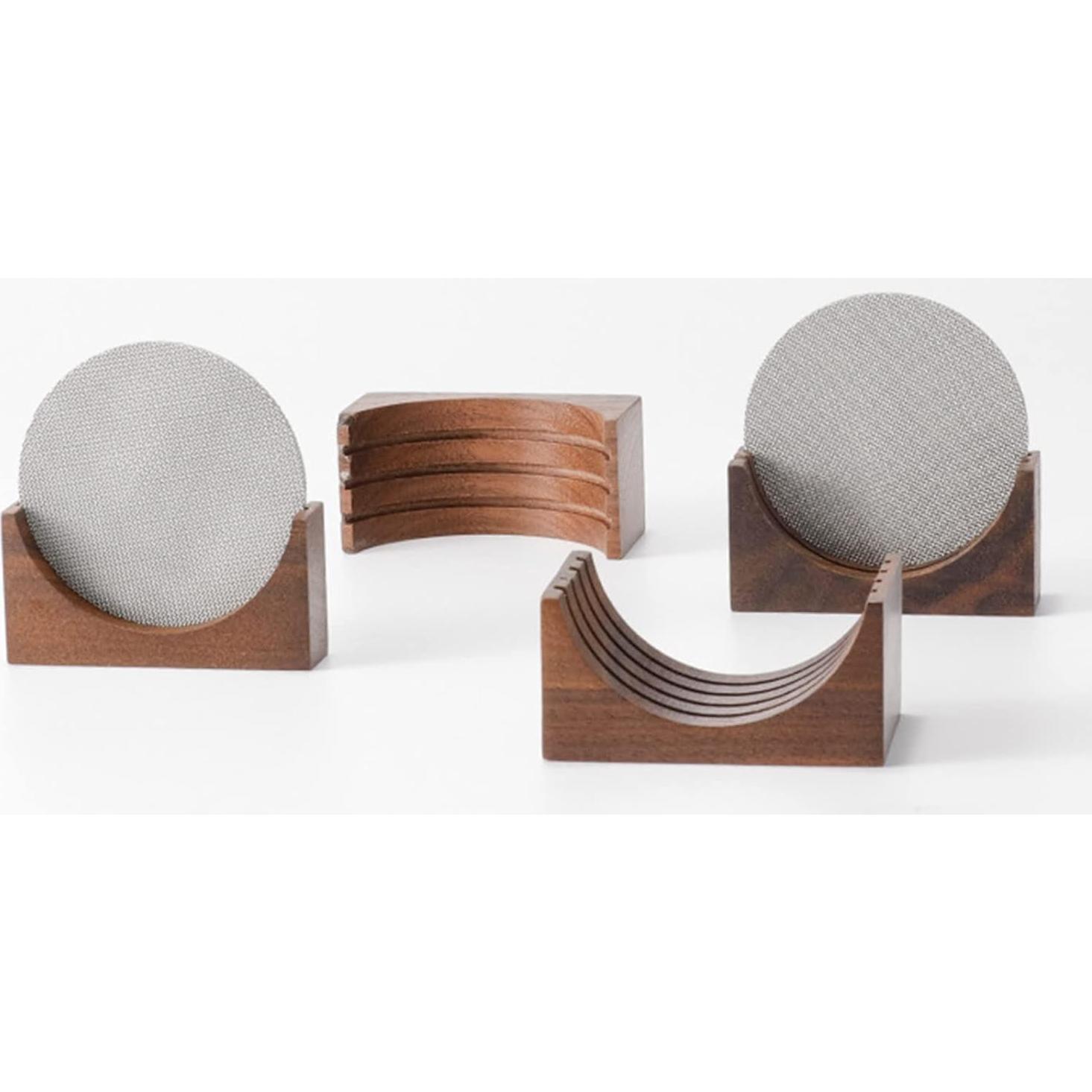 Soporte de Madera para Portafiltro de Café WsjiaboFux 51/53/58mm