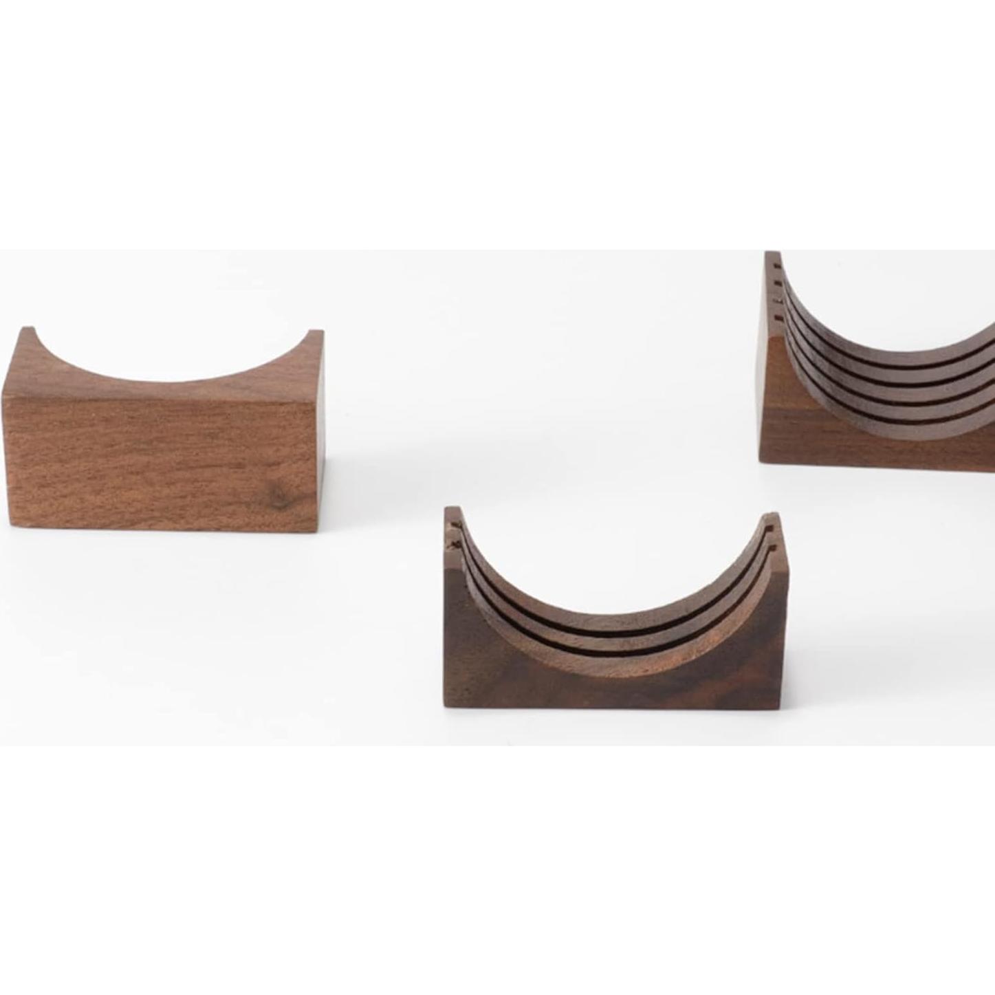 Soporte de Madera para Portafiltro de Café WsjiaboFux 51/53/58mm