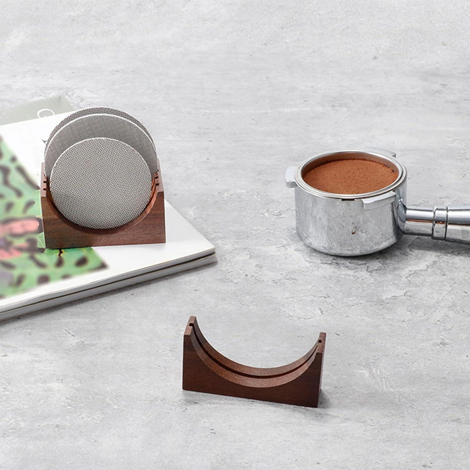 Soporte de Madera para Portafiltro de Café WsjiaboFux 51/53/58mm