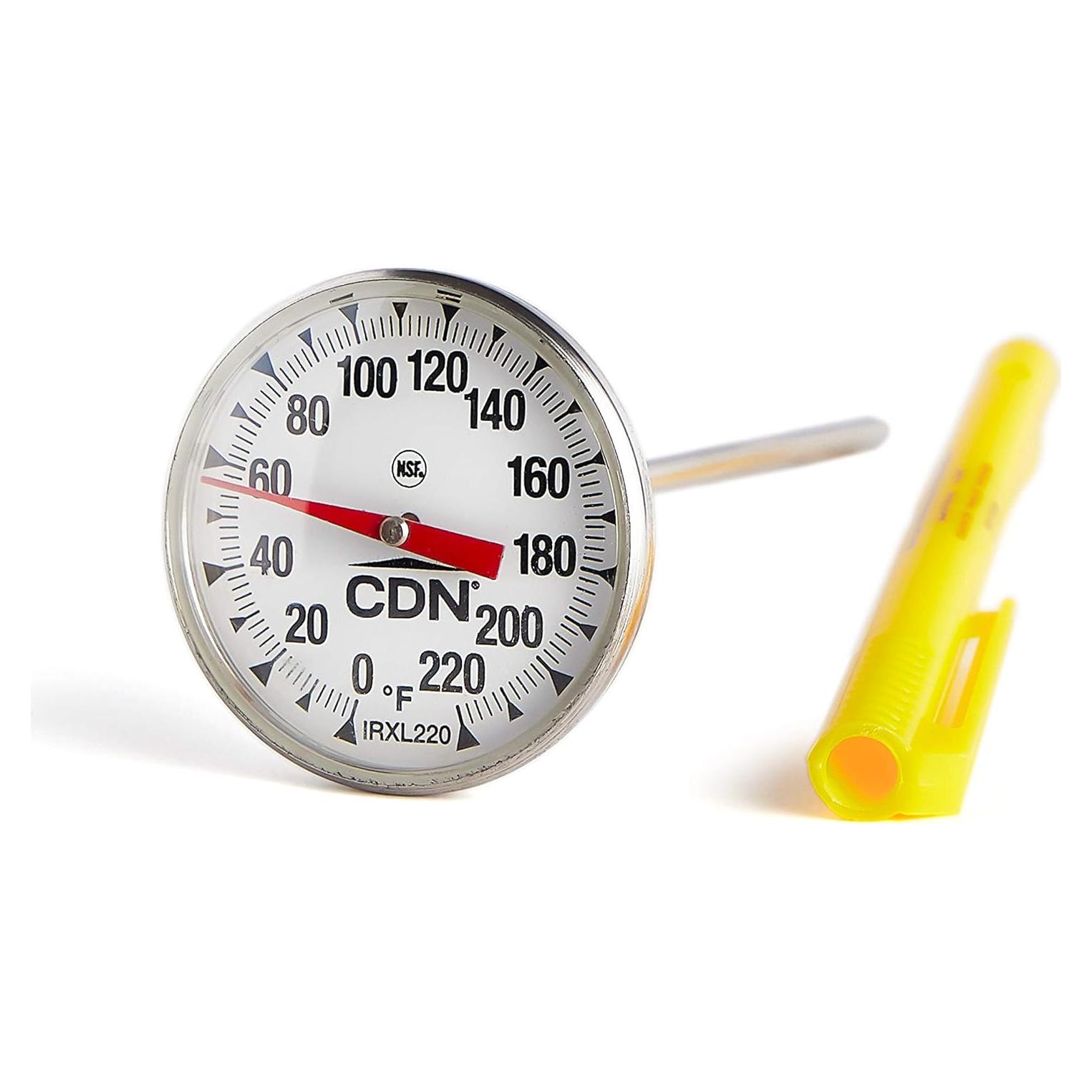 Termómetro de Cocina CDN IRXL220 - Dial 4.4 cm, Precisión Alta
