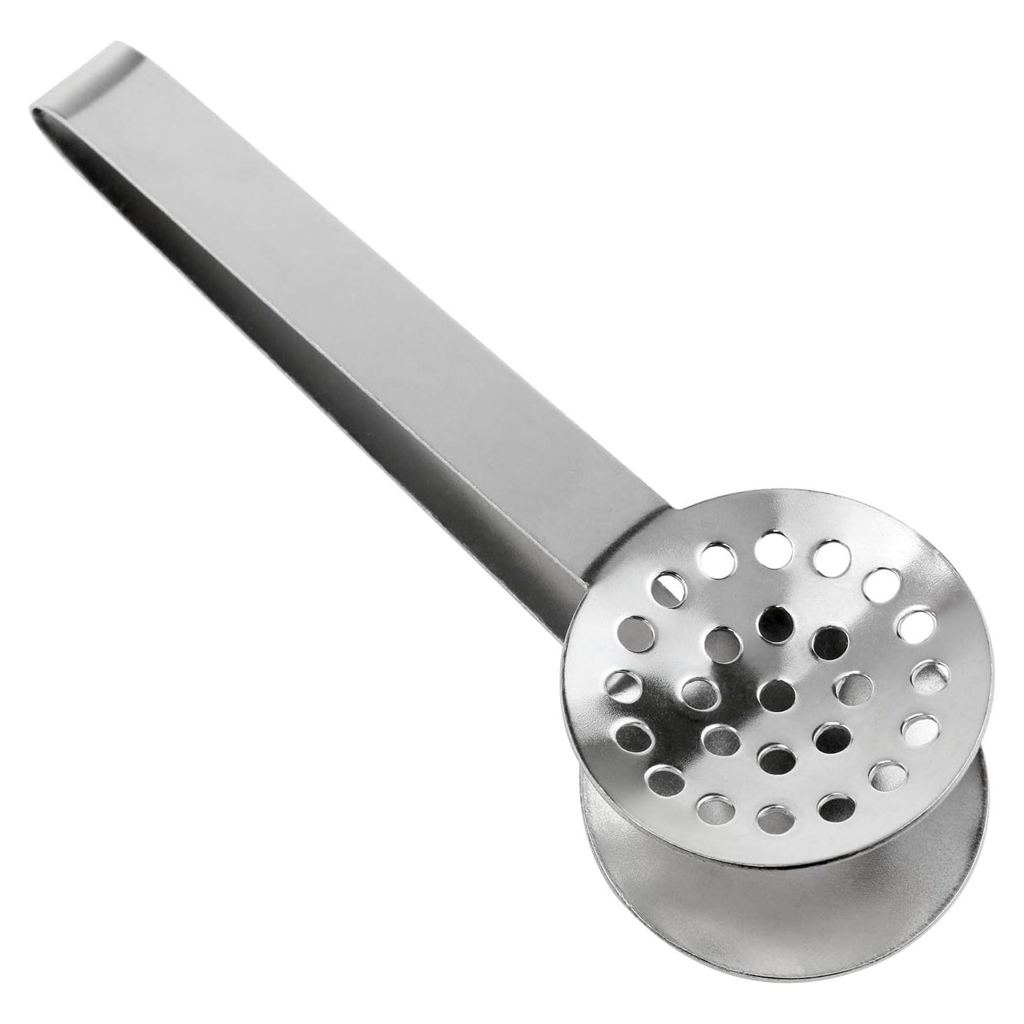 Pinzas de Té de Acero Inoxidable Xhziy Redondas 15.5x4.5cm