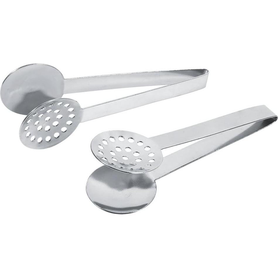 Pinzas Exprimidor de Bolsas de Té Acero Inoxidable 2 Piezas