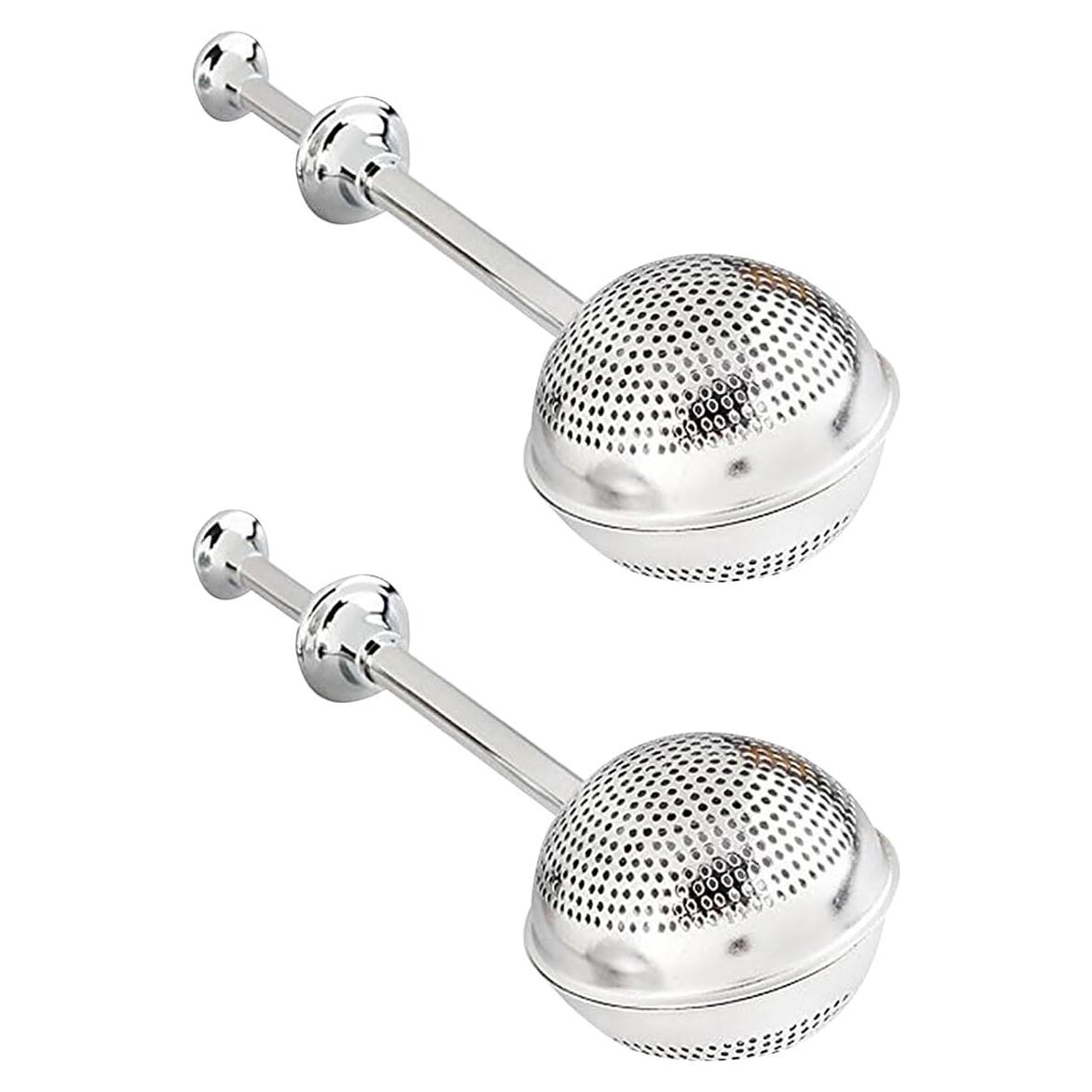 Infusor de Té de Mango Largo Veemoon Acero Inoxidable 2 Pcs