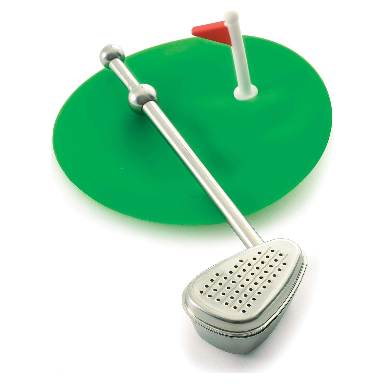 Infusor de té Norpro acero inoxidable palo de golf con tapa