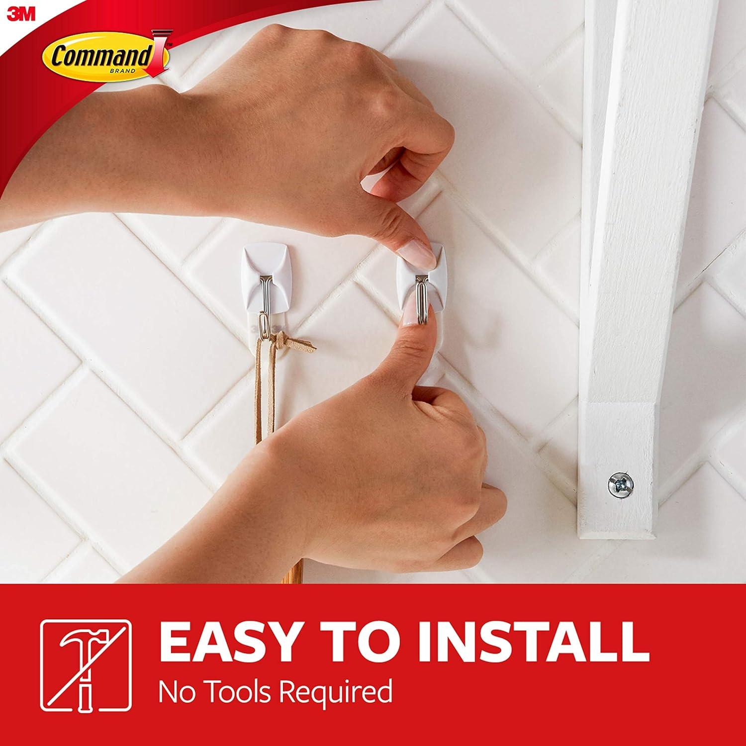 Ganchos de Pared Adhesivos Command 16 Unidades 0.23 kg