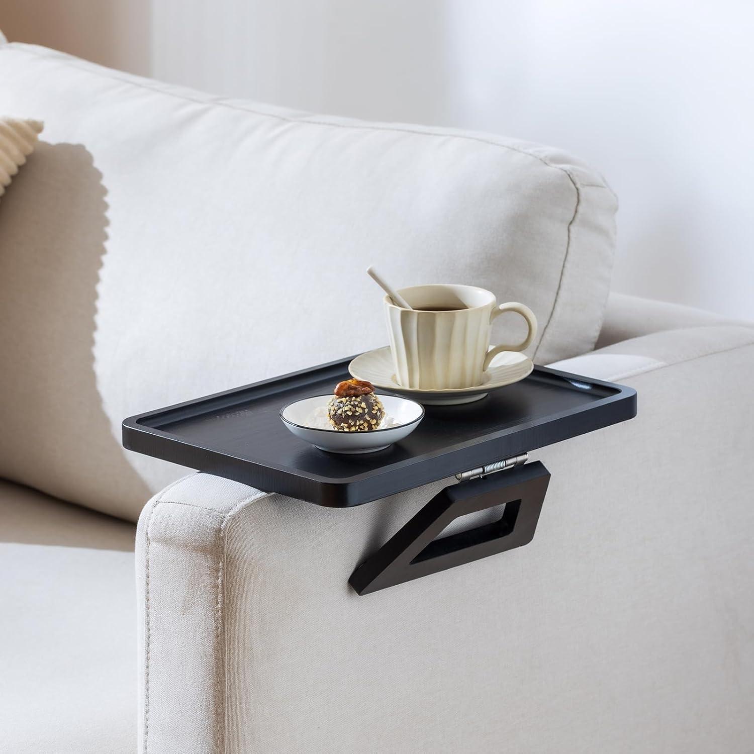 Mesa de bandeja para sofá SCONVU JYS-YJ-1A de bambú plegable