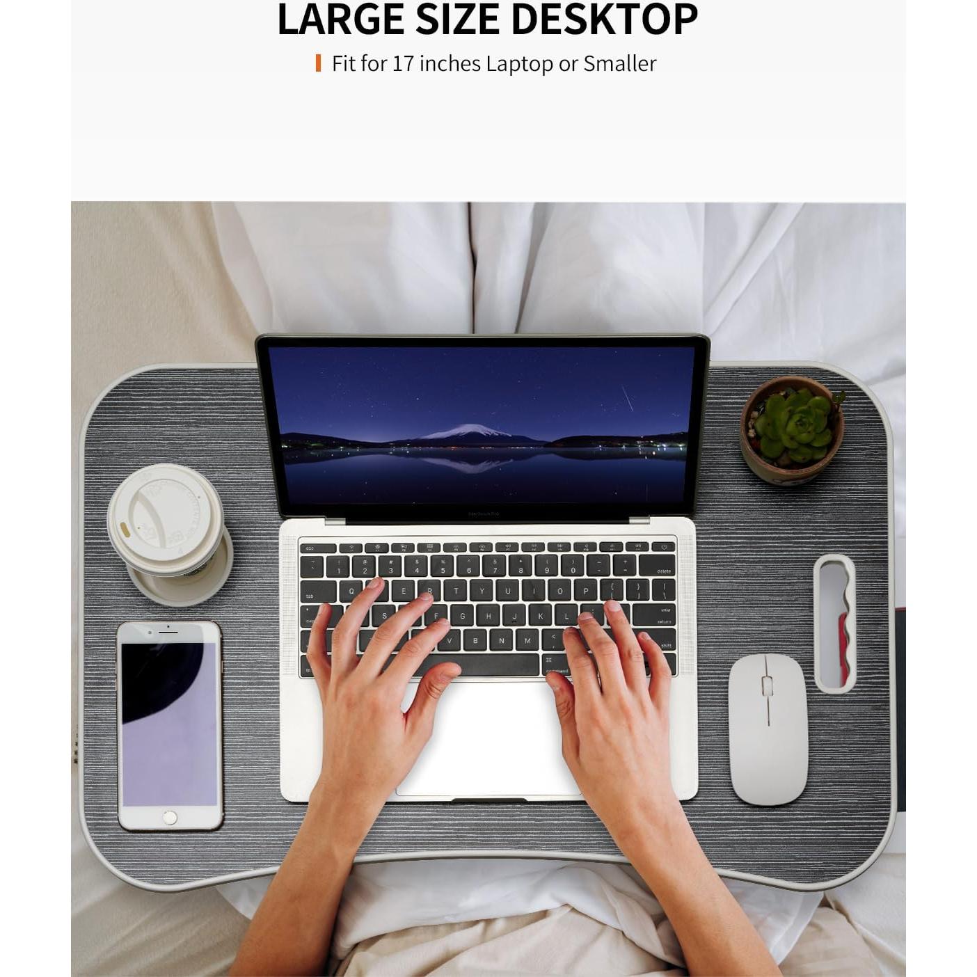 Mesa Plegable para Laptop FISYOD 59.7x39.9 cm Negra