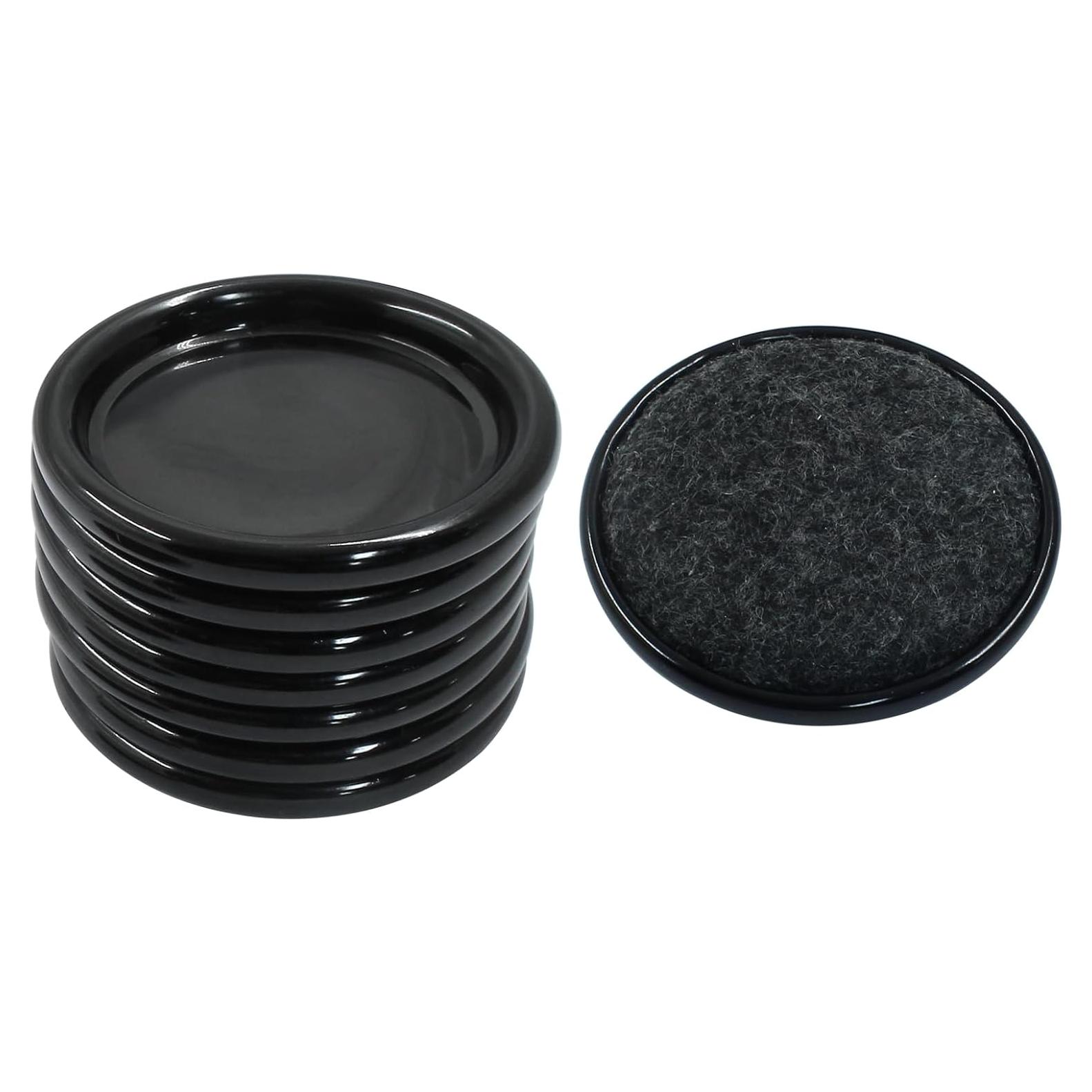 8 Pcs Deslizadores de Muebles de Fieltro Redondos 6.35 cm
