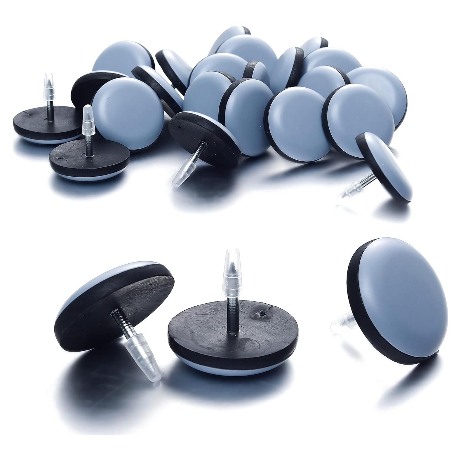 Deslizadores de Muebles Furnigear 24 Unidades PTFE 2.5 cm