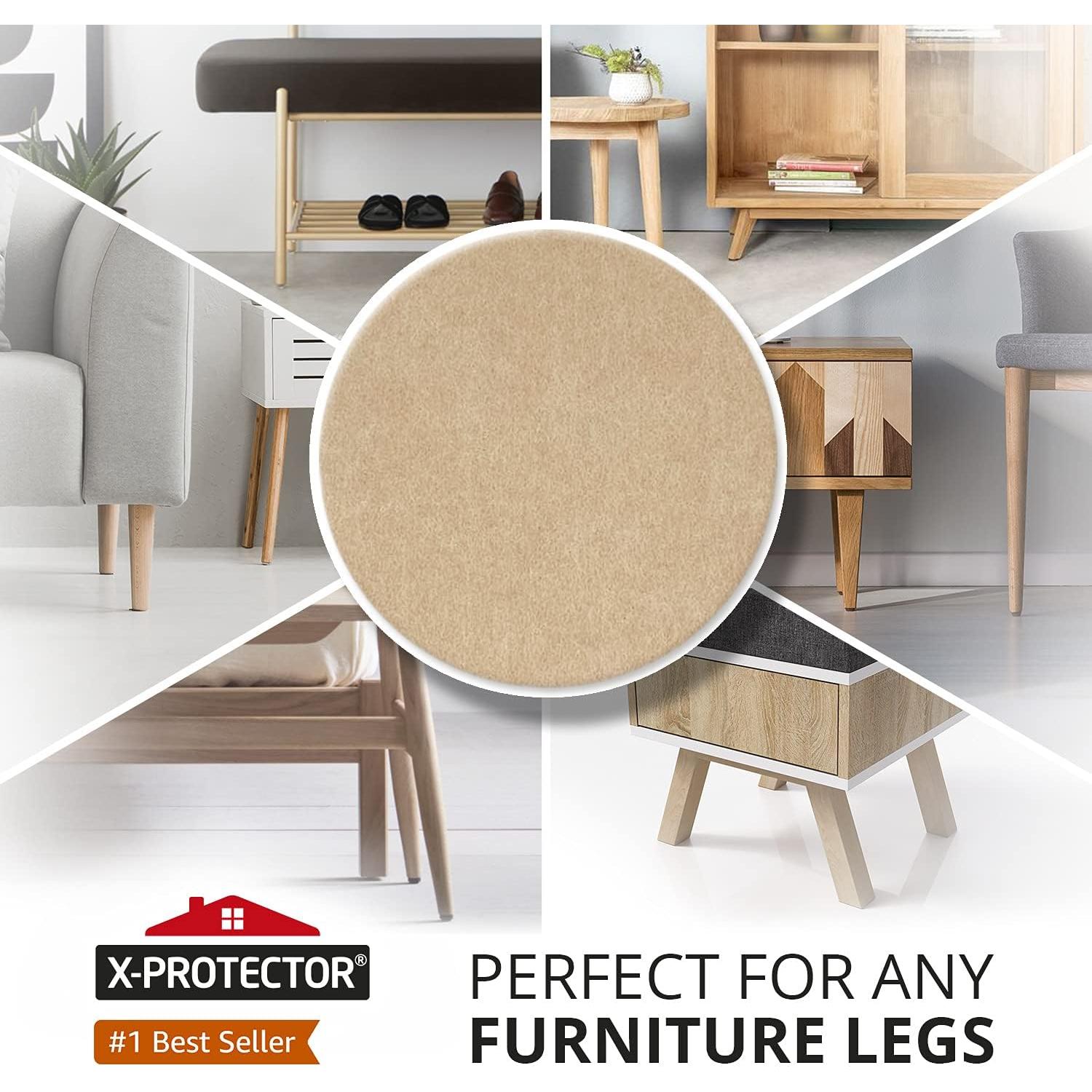 Almohadillas de Fieltro X-PROTECTOR 10 PCS Beige 20.3x15.2 cm