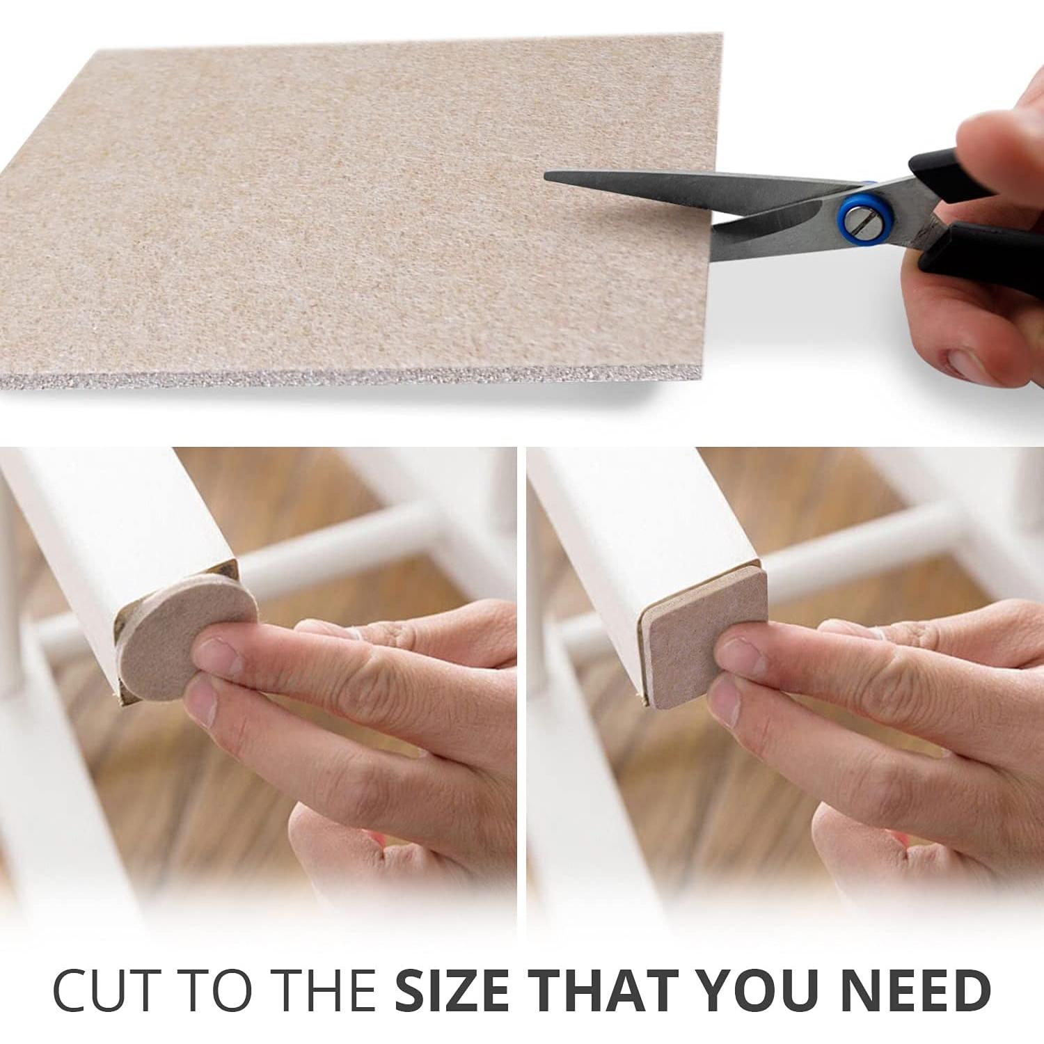 Almohadillas de Fieltro X-PROTECTOR 10 PCS Beige 20.3x15.2 cm