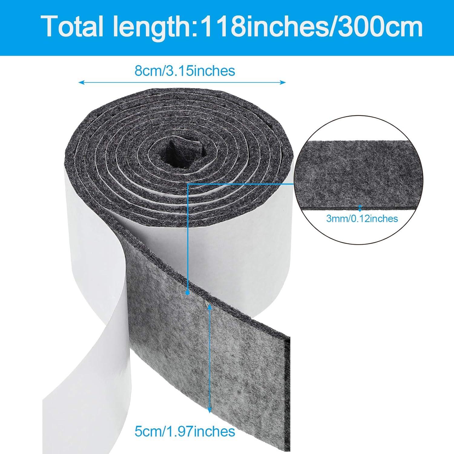 Tiras de Fieltro Autoadhesivas Shappy 2 Paquetes 120x5.08cm