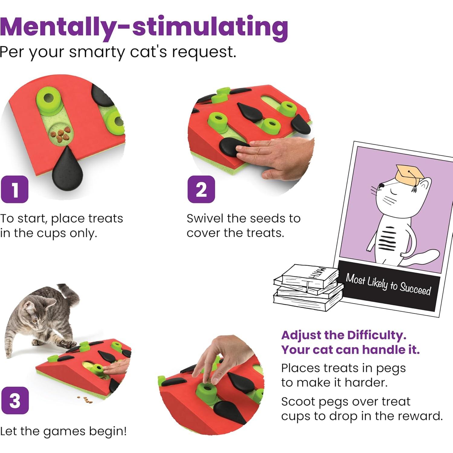 Rompecabezas Interactivo para Gatos Nina Ottosson Melón