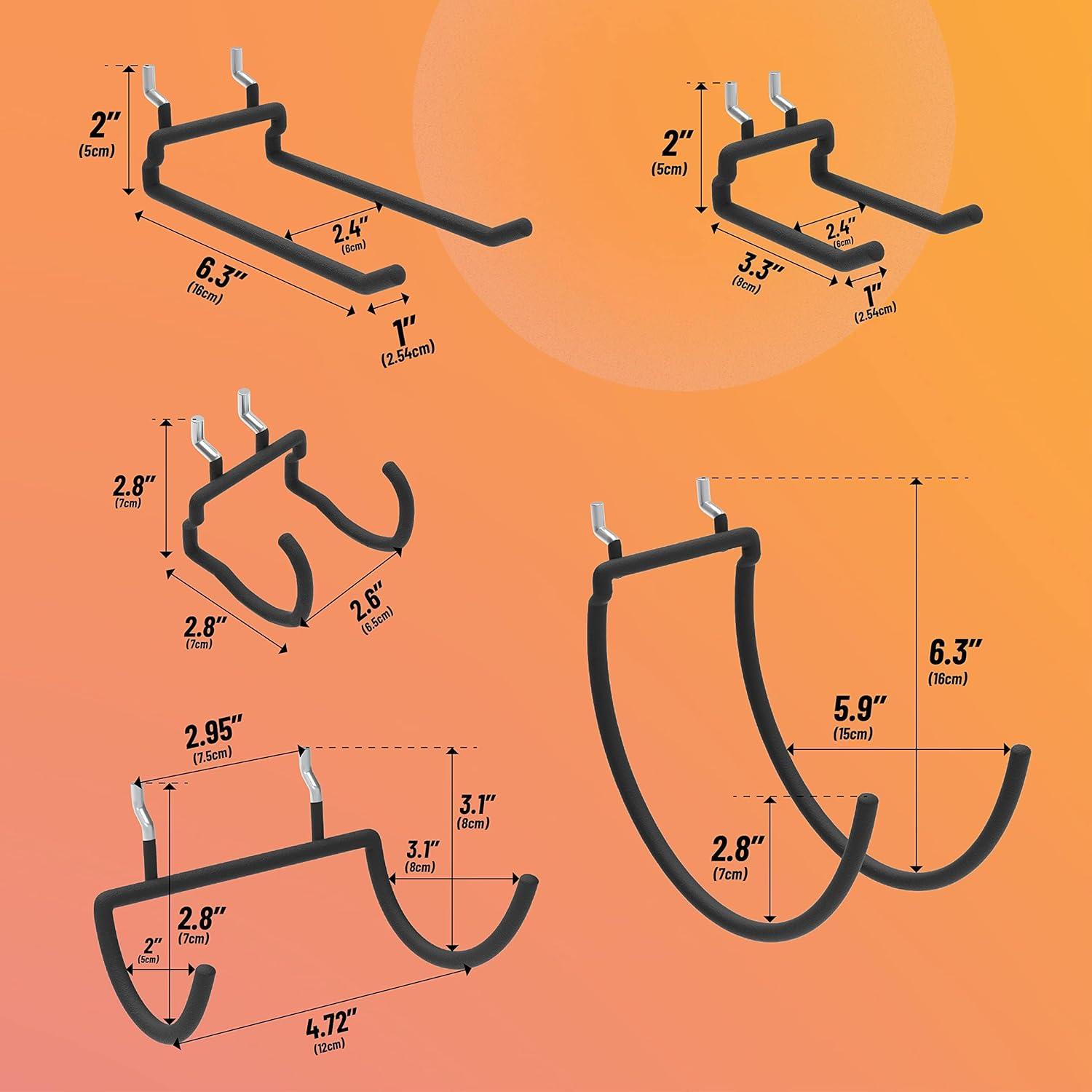 Soporte para Taladro HUHOLE - 10 Ganchos Utilitarios de Acero