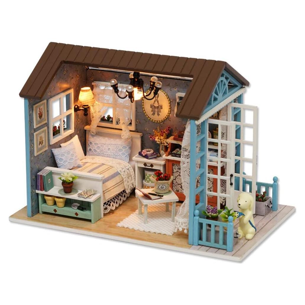 Kit Casa de Muñecas Miniatura DIY TuKIIE Tiempos del Bosque