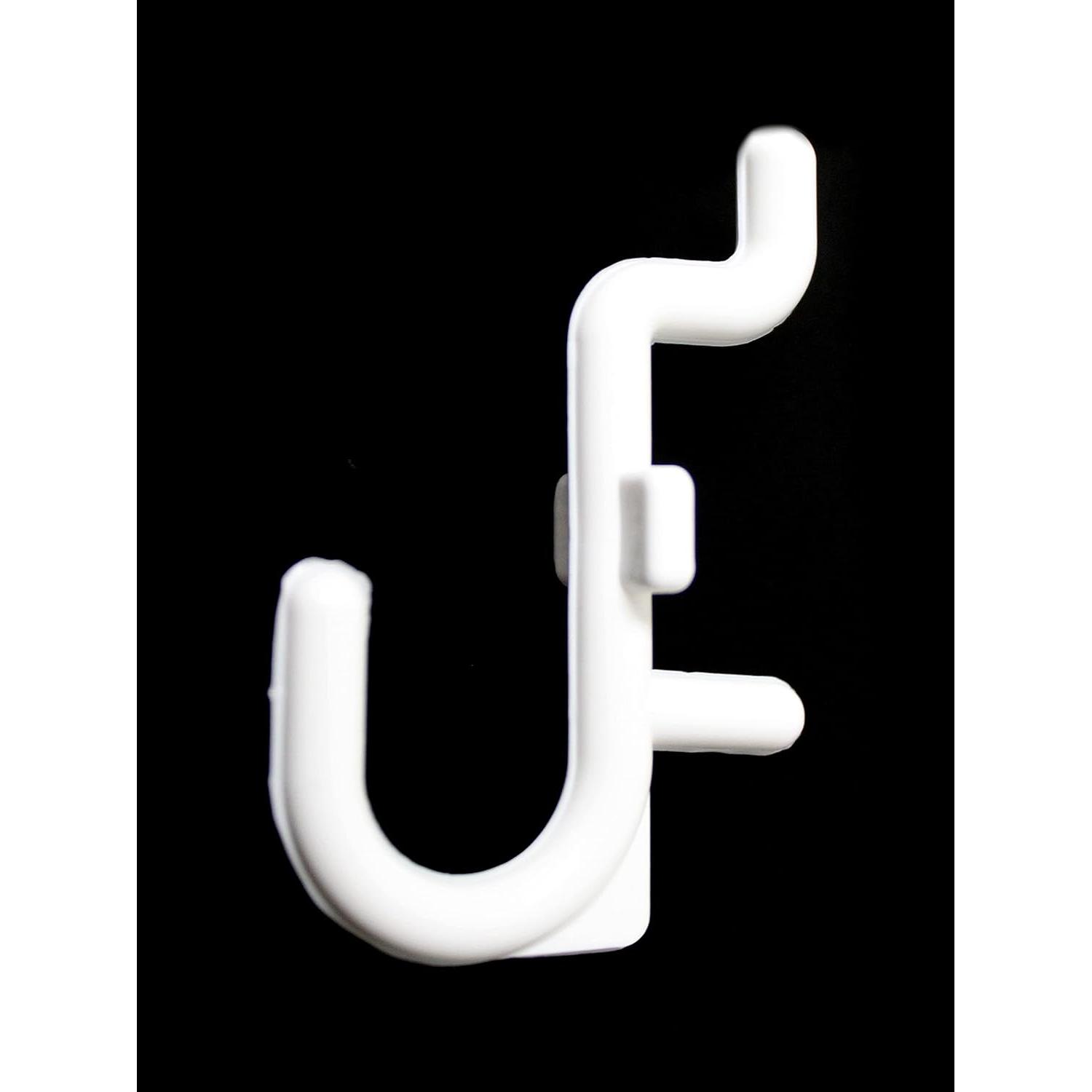 Ganchos de Plástico J No Bloqueables JSP 50 Unidades Blanco